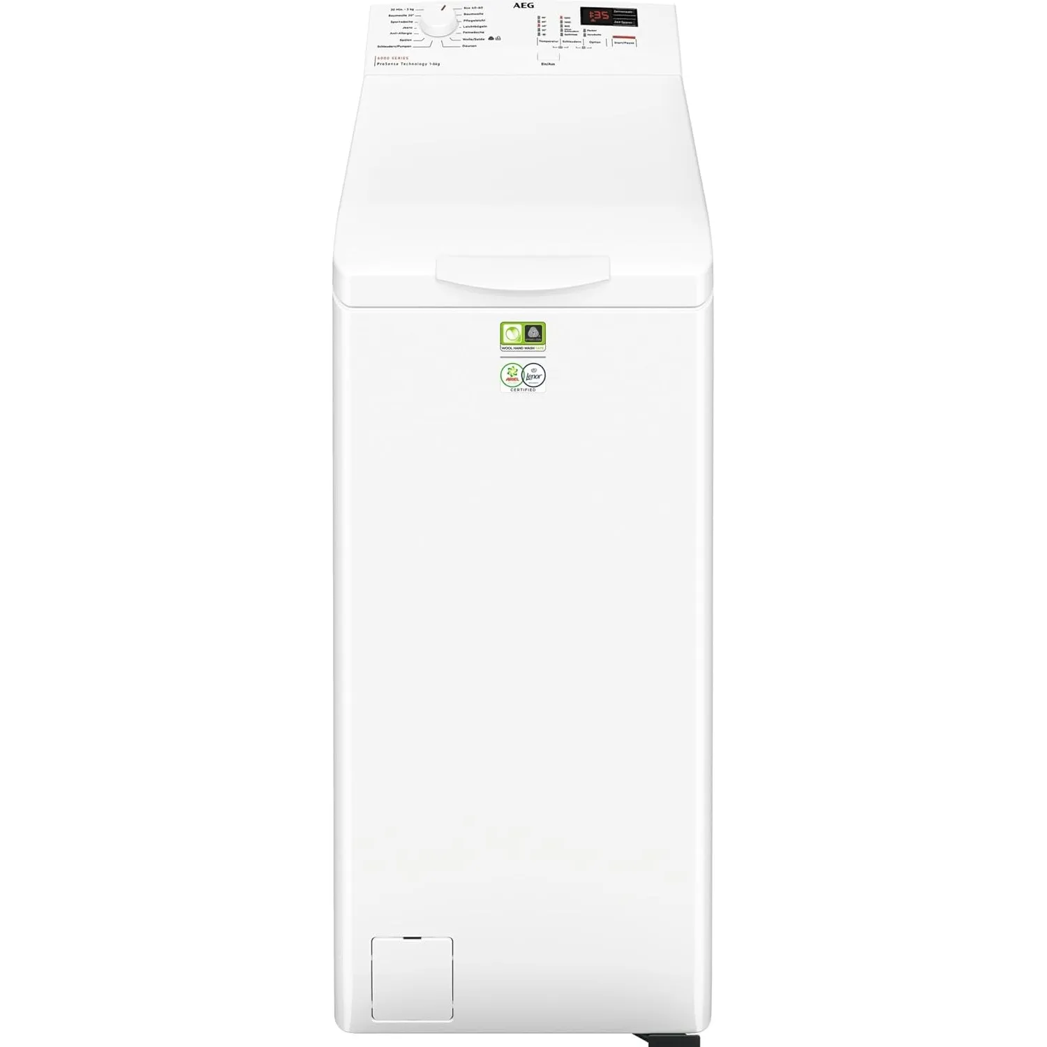 AEG Waschmaschine Toplader, 40 cm, 6 kg, Serie 6000 ProSense - Mengenautomatik - Smarte Beladungserkennung, EEK B, Nach…