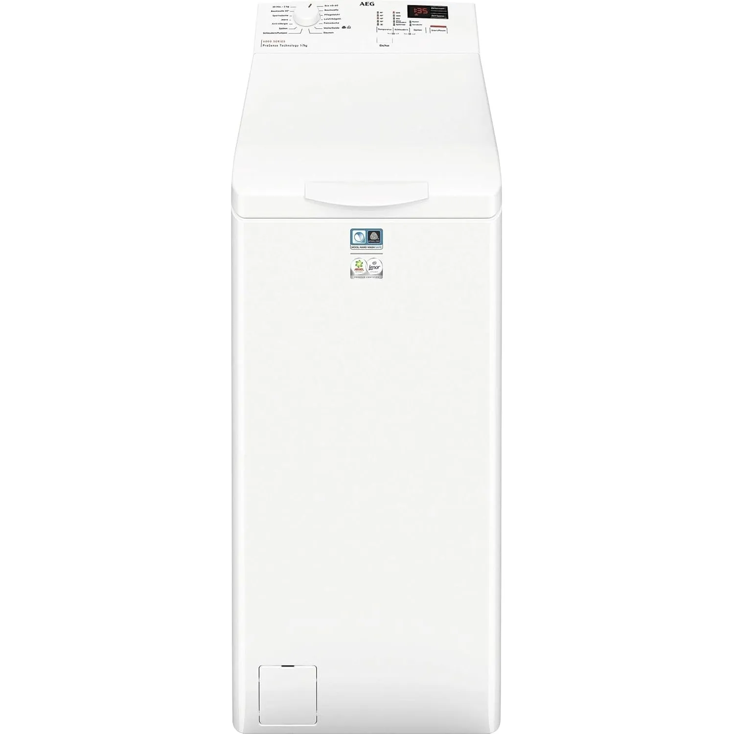 AEG Serie 6000 Waschmaschine Toplader 40 cm, 7 kg, ProSense, LTR6N40270