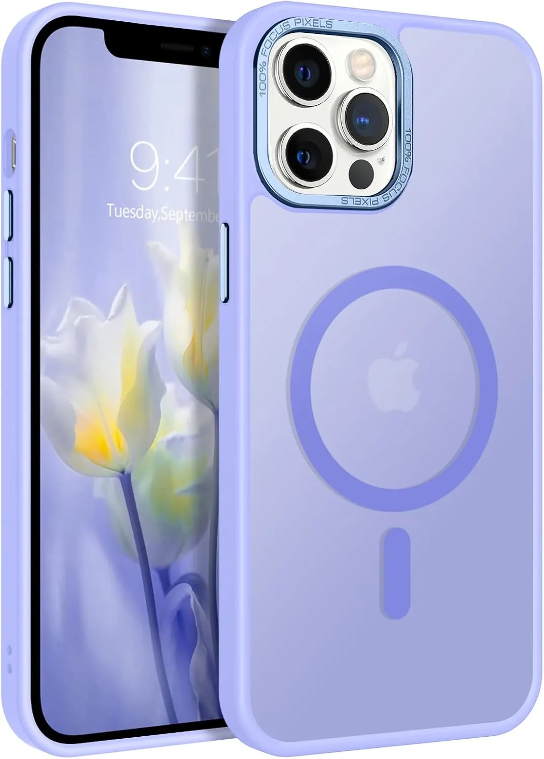 GaoBao Case for iPhone 12 Pro Max, Mobile Phone Case iPhone 12 Pro Max [Compatible with MagSafe] Translucent Matte Magn…