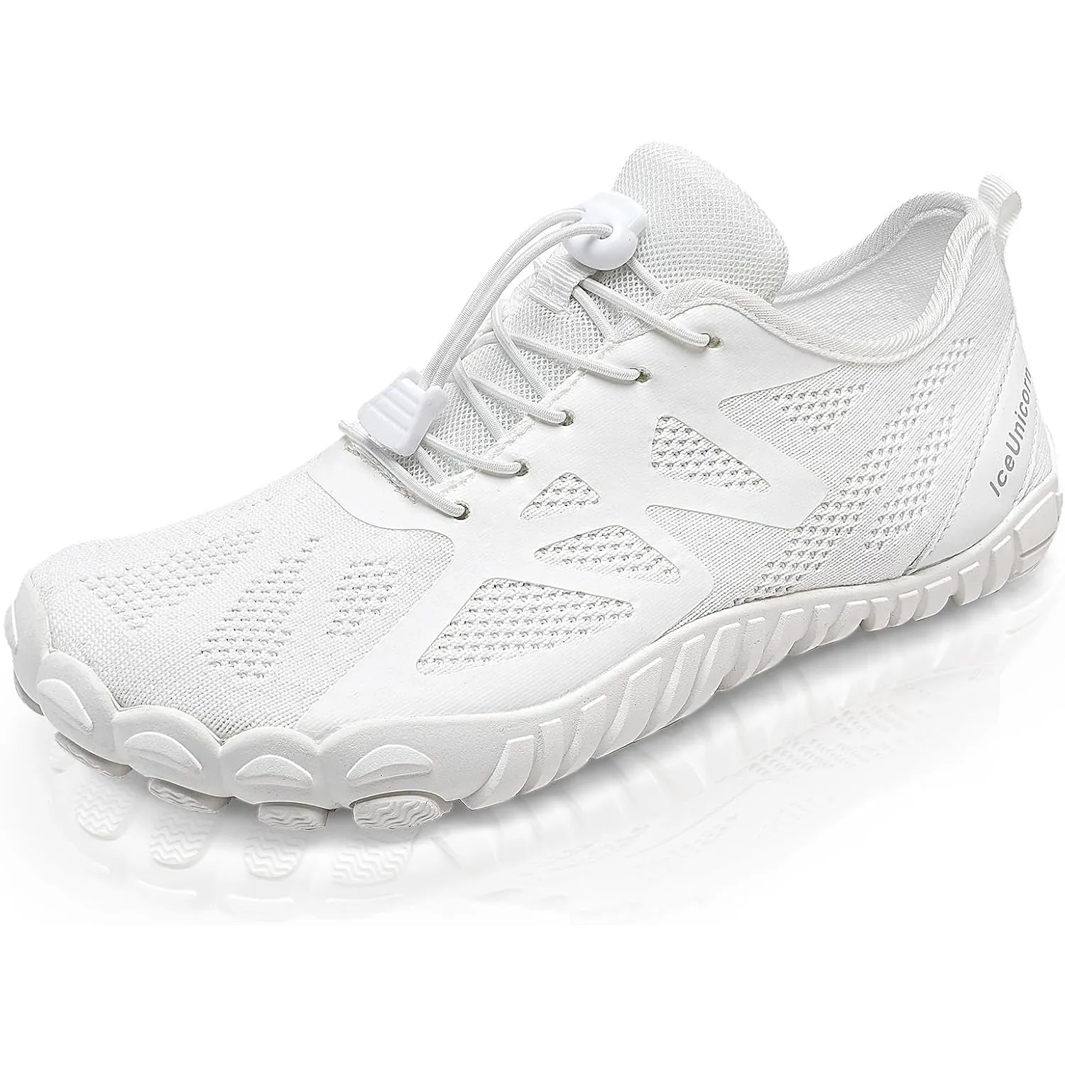 IceUnicorn Herren Damen Barfußschuhe Traillaufschuhe Fitnessschuhe Knit Minimalistische Breiter Zehenbox