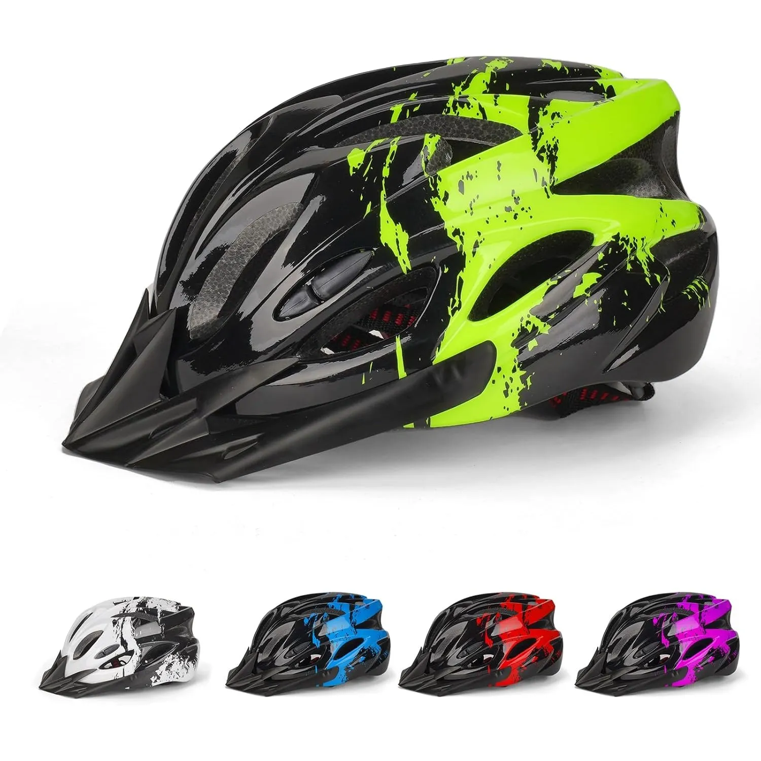 Fahrradhelm Kinder, Verstellbarer Kinderhelm für Jungen und Mädchen im Alter von 3–15 Jahren, Multisport-Kinderhelm (50…