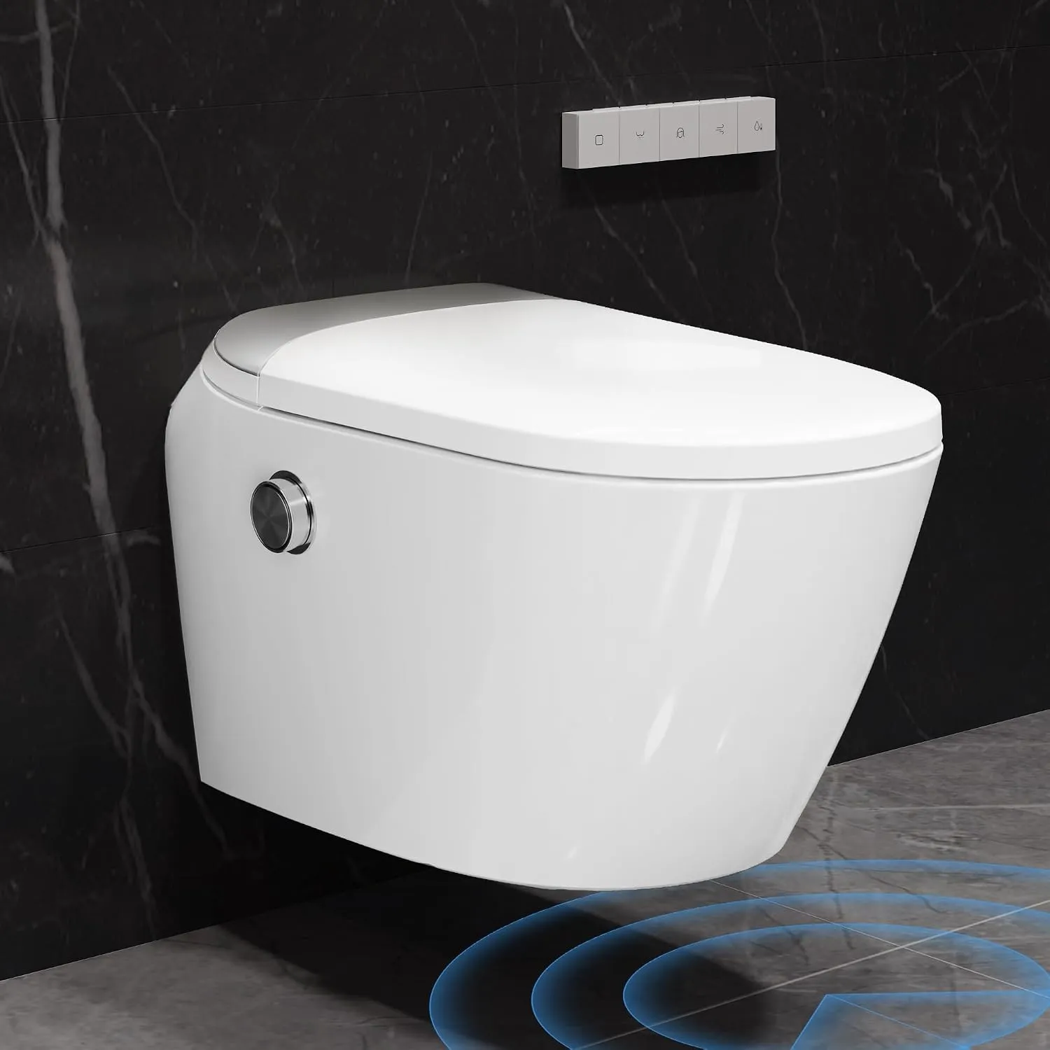 DeerValley Dusch WC mit Bidet-Funktion (inkl. Vorwandelement)