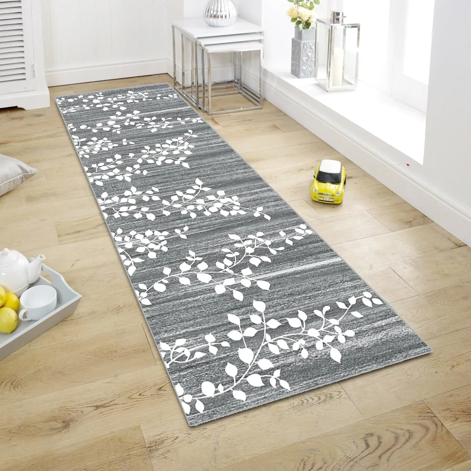 WTHYGB Teppich Läufer Flur, Küchenläufer 60x180cm rutschfest Waschbar