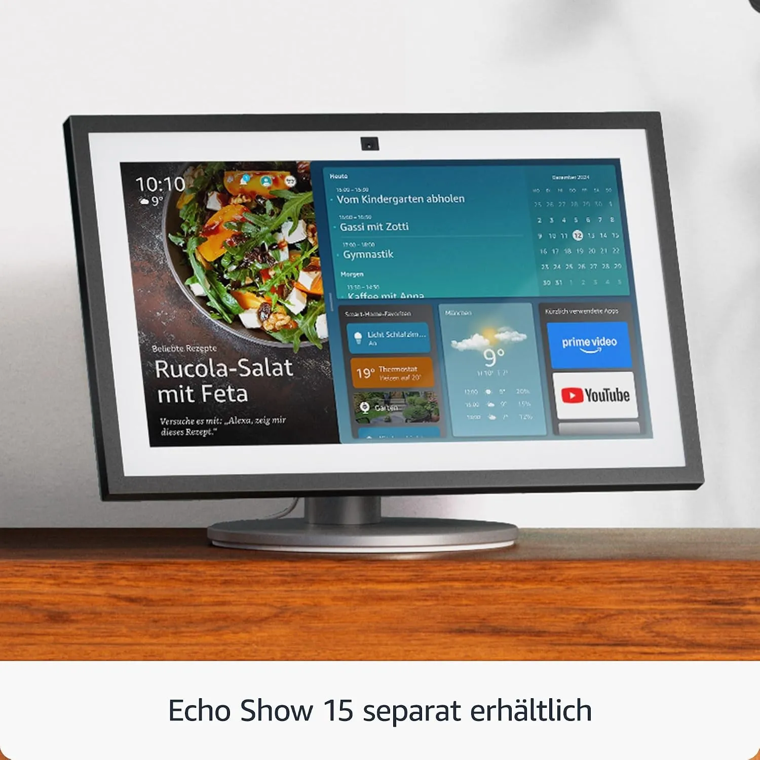 Verstellbarer Premium-Ständer von Amazon | Für Amazon Echo Show 15 (separat erhältlich)