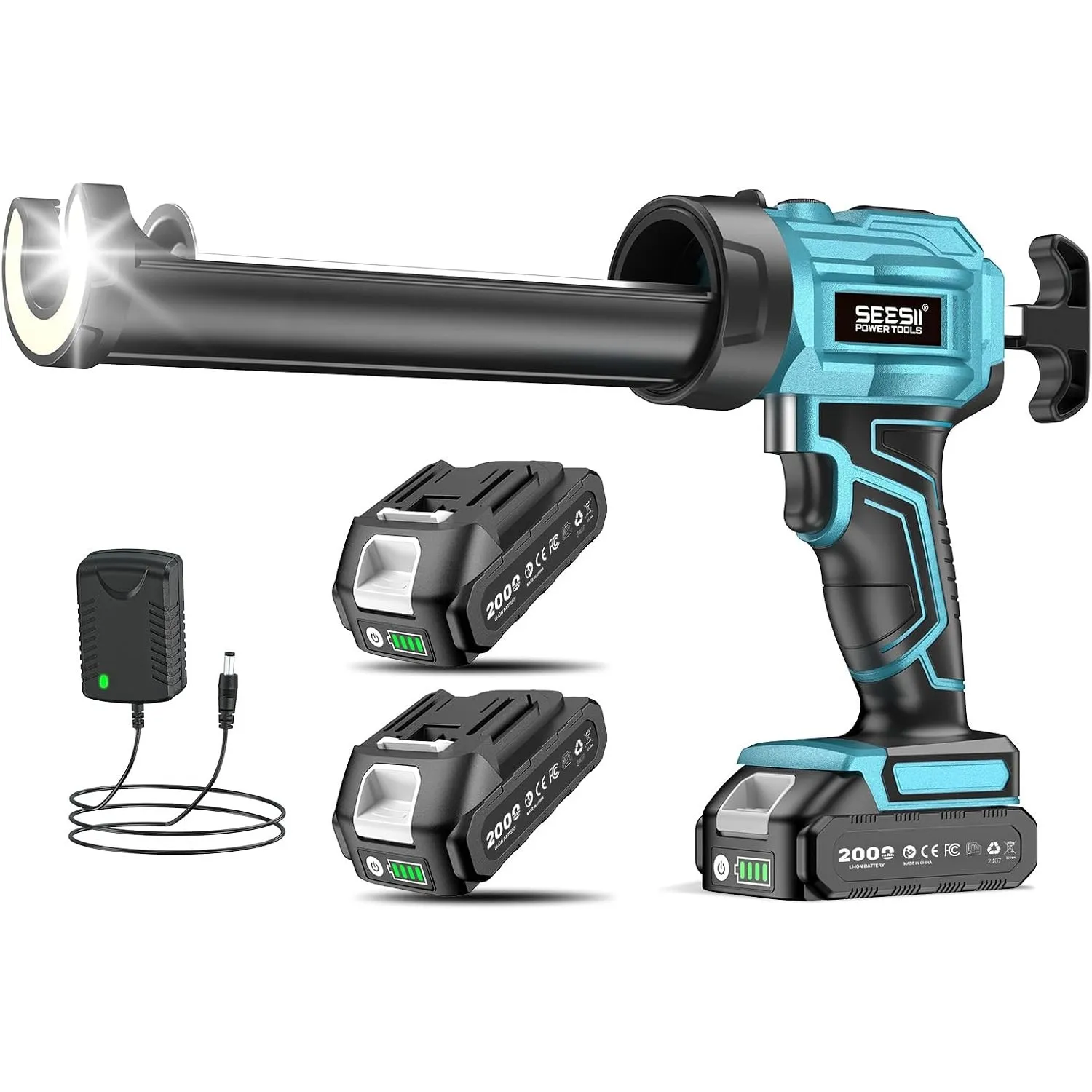 SEESII Akku-Kartuschenpistole Kompatibel mit Makita 18V Akku 300-310 ml