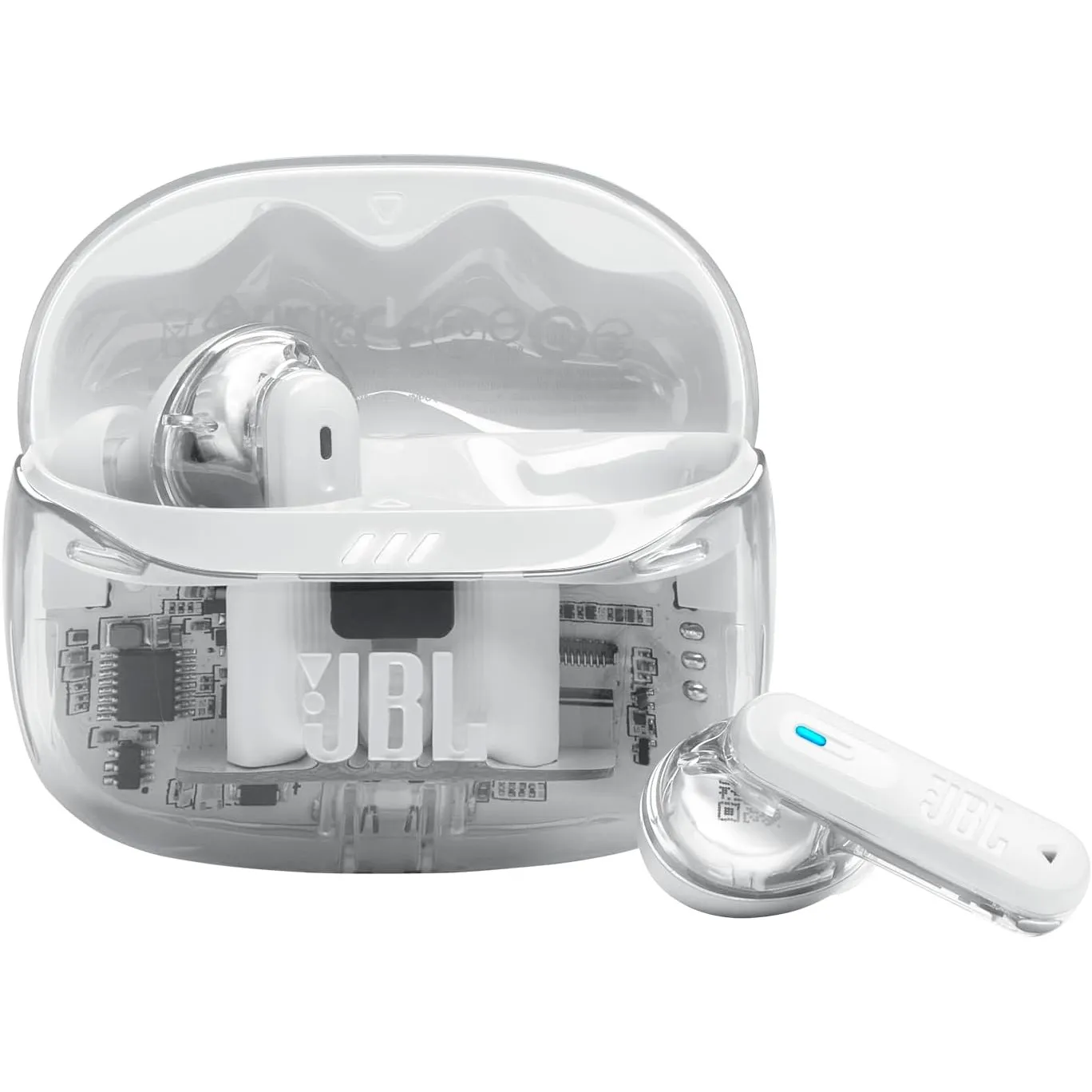 JBL Tune Beam Ghost 2, Kabellose Bluetooth-In-Ear-Kopfhörer mit Noise-Cancelling, 48 h Wiedergabezeit, IP54 wasser - un…