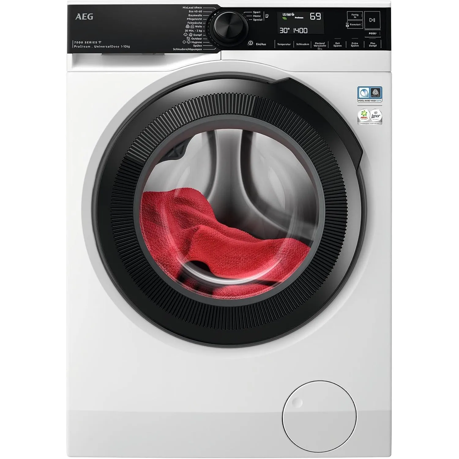 AEG Serie 7000 WiFi Waschmaschine 10kg, ProSteam, UniversalDose, LR7EW75400