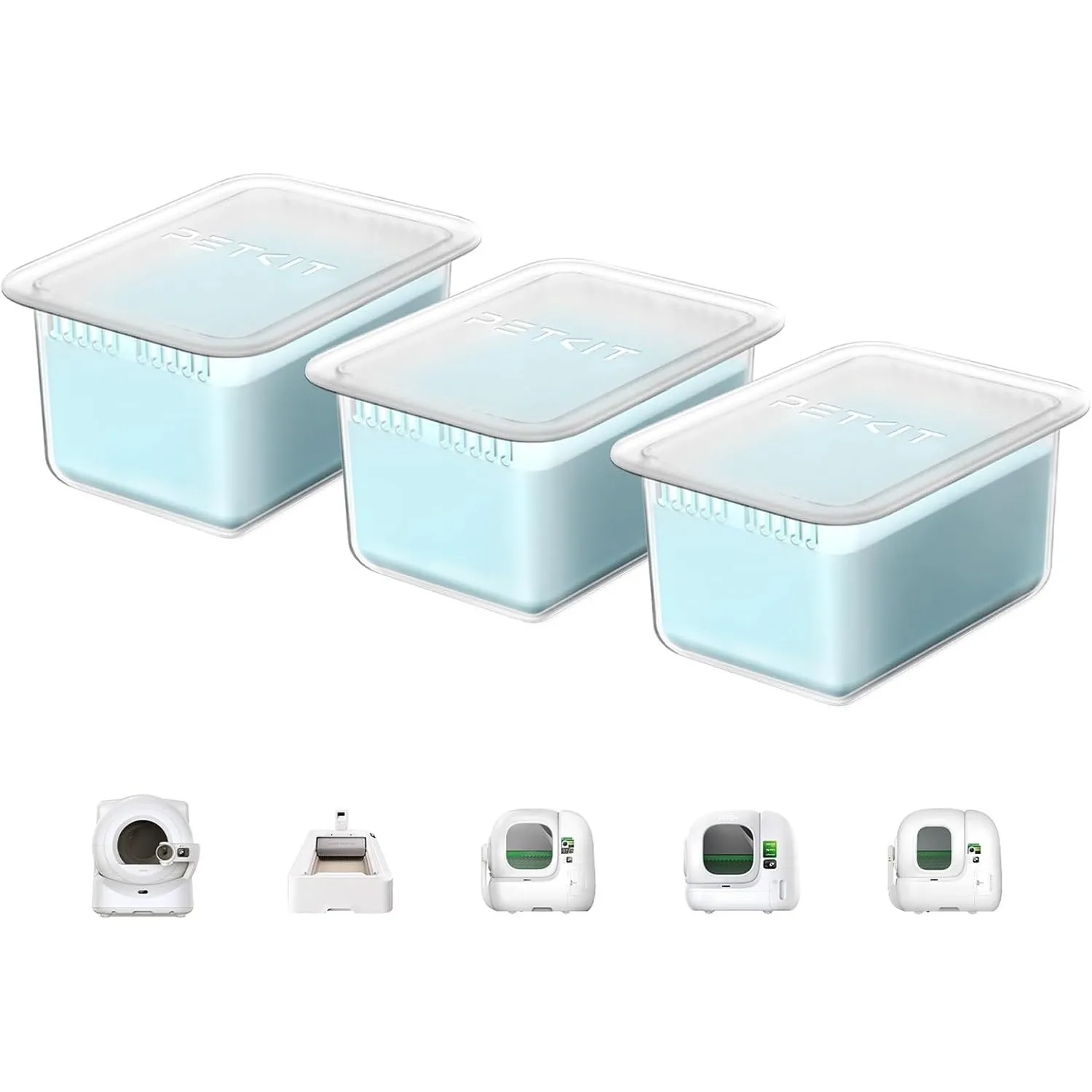 PETKIT N60 Geruchsvernichter für Purobot Ultra/Purobot Max Pro 2/Purobot Crystal Duo Selbstreinigende Katzentoilette, G…