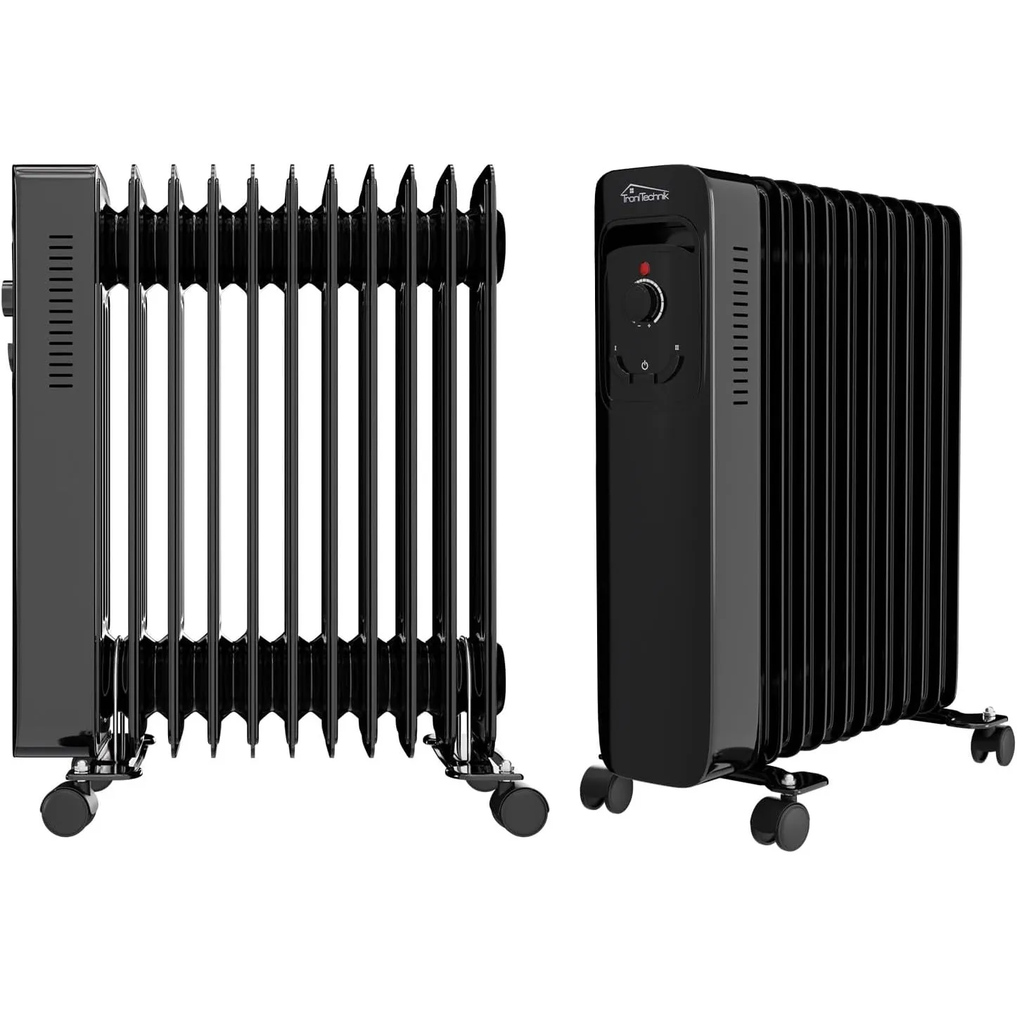 TroniTechnik® Ölradiator OR-211 11 Rippen 2500 W WiFi schwarz