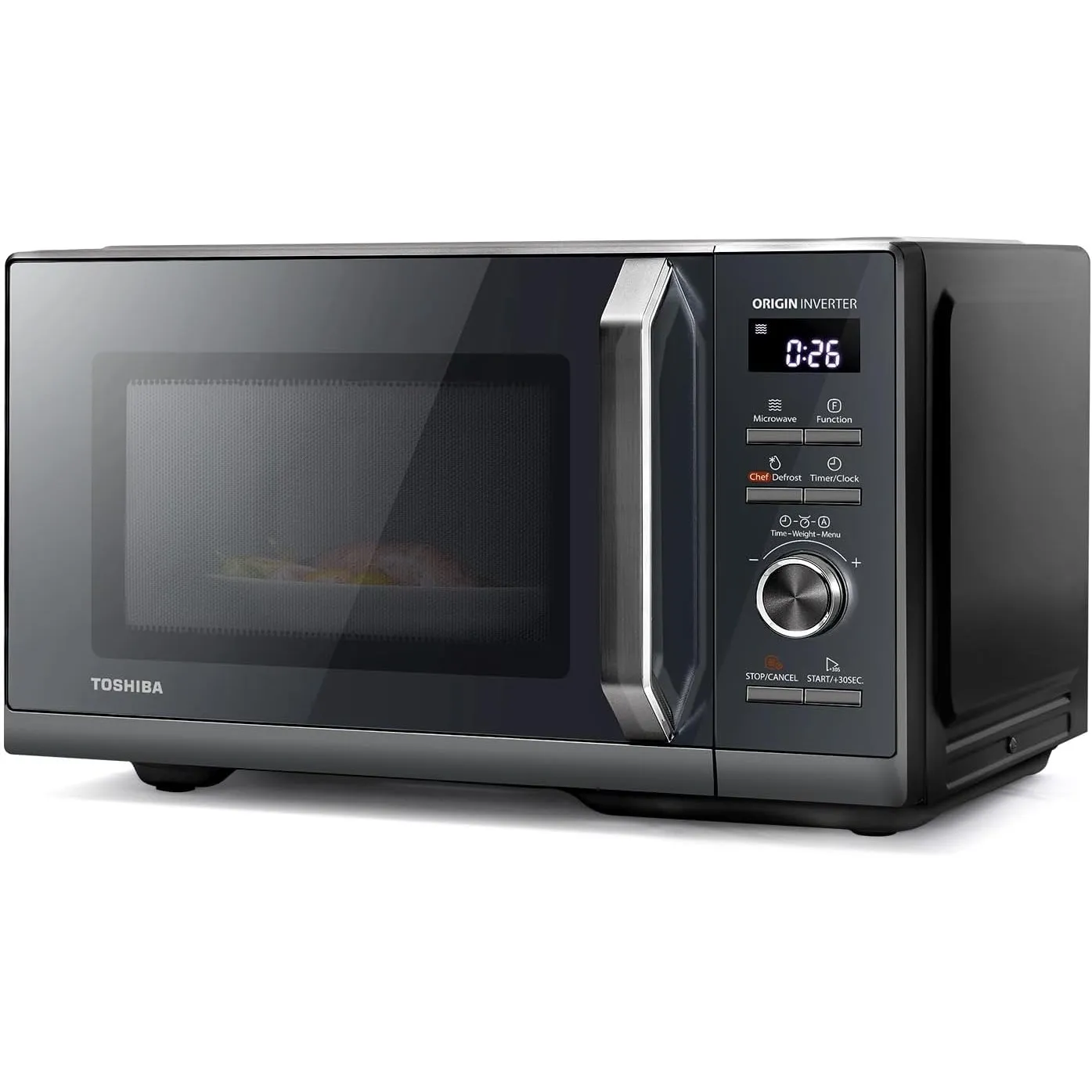 Toshiba MW3-AM25PFI(MG) Solo Mikrowelle 25L 900W Mikrowellenherd in Schlanken Morandi-Grau. Mit Origin-Inverter, Chef-D…