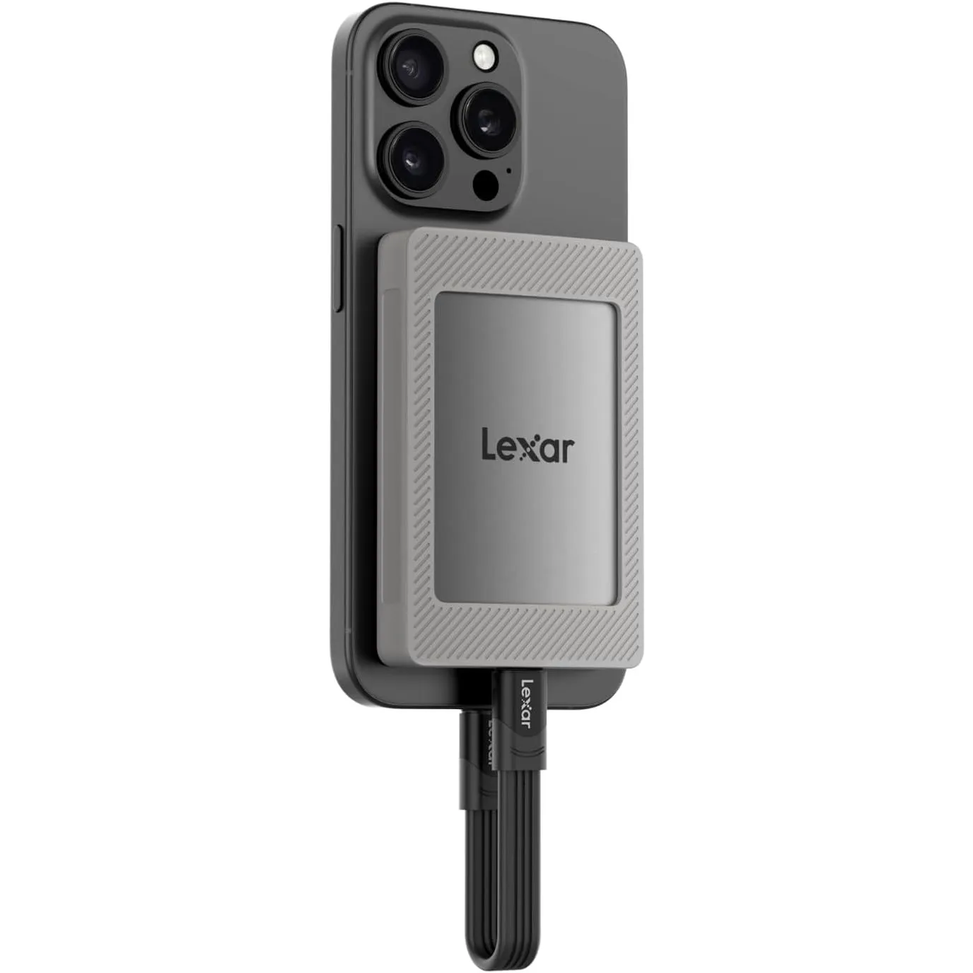 Lexar Portable SSD mit Magnetsatz 2TB, Externe SSD USB 3.2 Gen 2 bis zu 1050 MB/s Lesen und 1000 MB/s Schreiben, kompat…