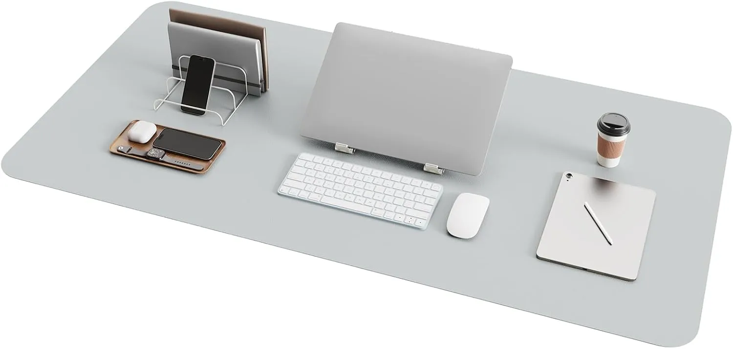 YSAGi Desk Mat, Mouse Mat with Leather and Non-Slip Suede, Multifunctional Office Mouse Mat, Laptop Desk Mat, Table Mat…