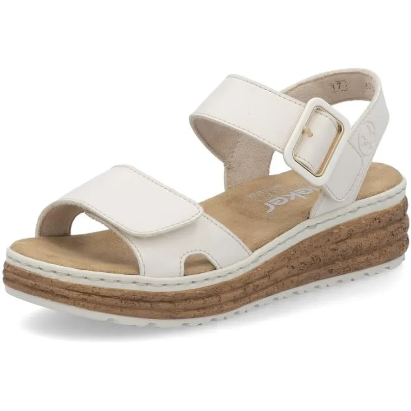 Rieker Damen Klassische Sandalen 62760, Frauen Sandalen