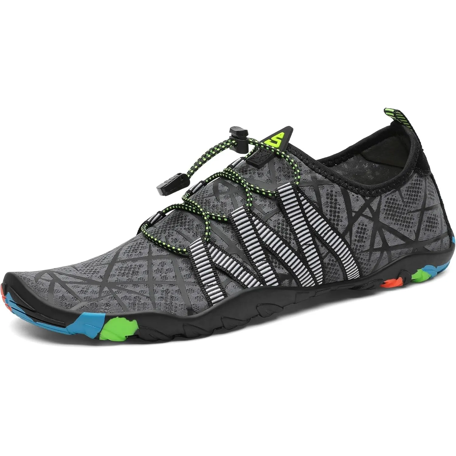 SAGUARO Badeschuhe Strandschuhe Aquaschuhe Wasserschuhe Surfschuhe Schwimmschuhe für Damen Herren Kinder, GR.35-48