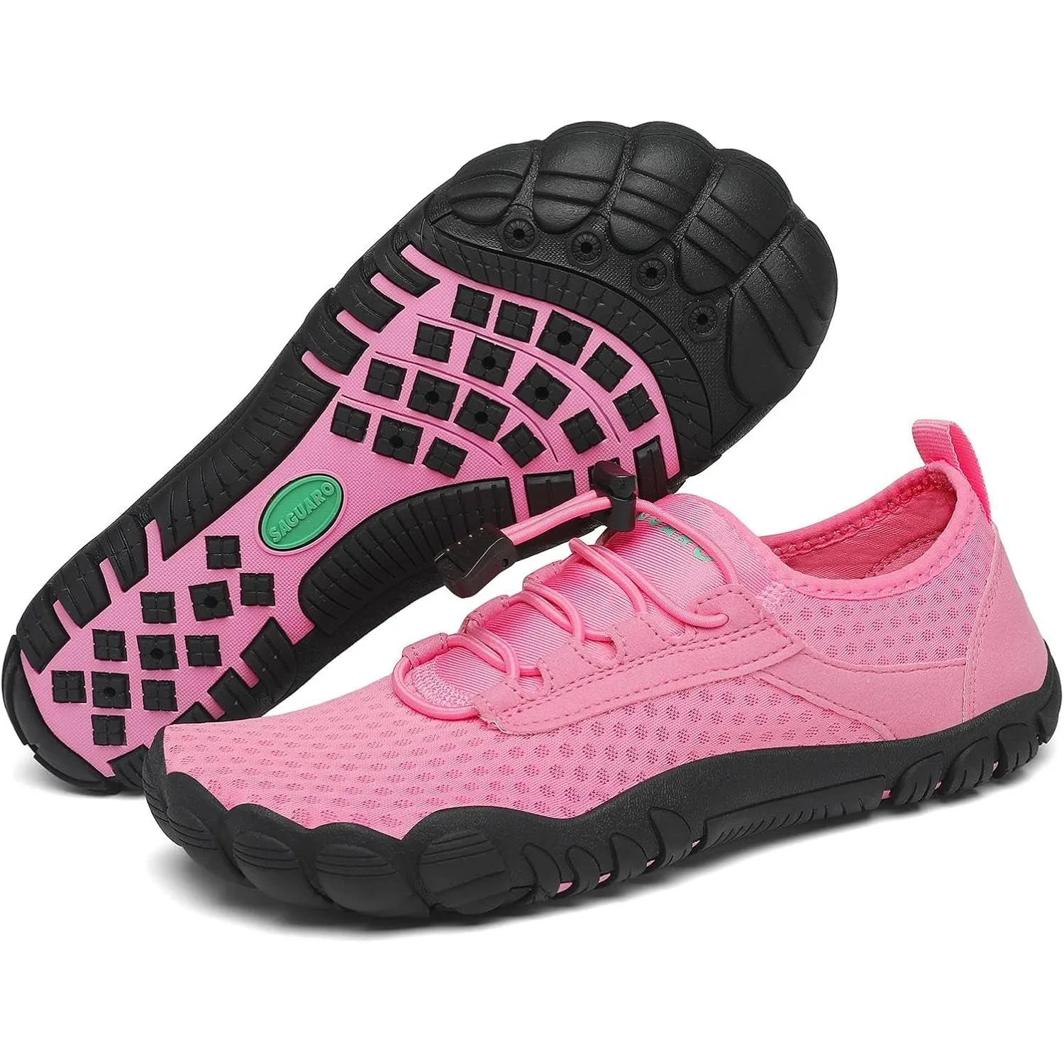 SAGUARO Unisex Barfuß Badeschuhe rutschfeste Barfußschuhe Schnelltrocknende Wasserschuhe mit Drainagelöcher Gr.36-48