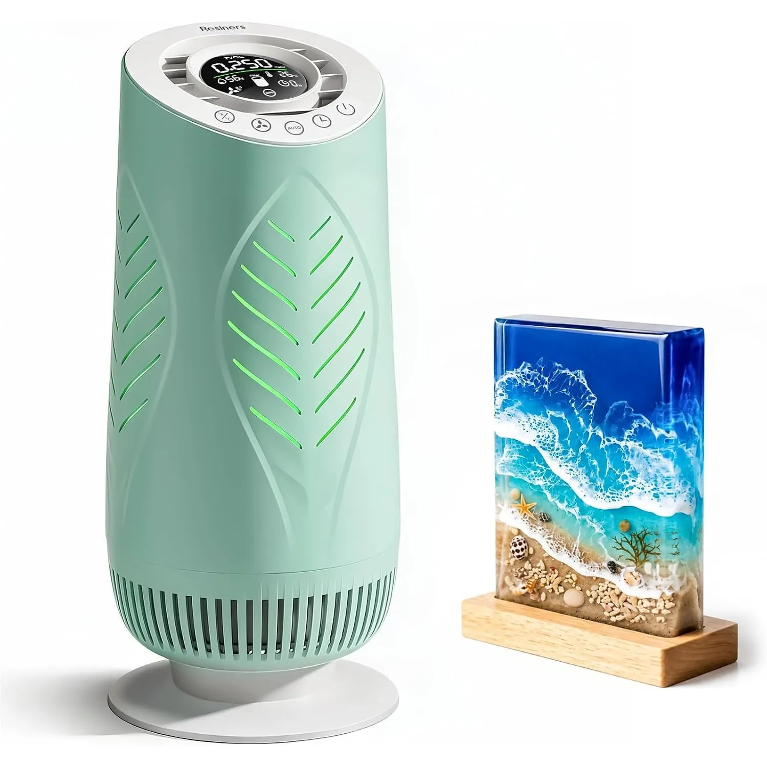 Resiners Purair Luftreiniger für Epoxidharz, SGS-zertifiziert - Entfernt effektiv TVOC aus Harz, H13 True HEPA-Filter, …