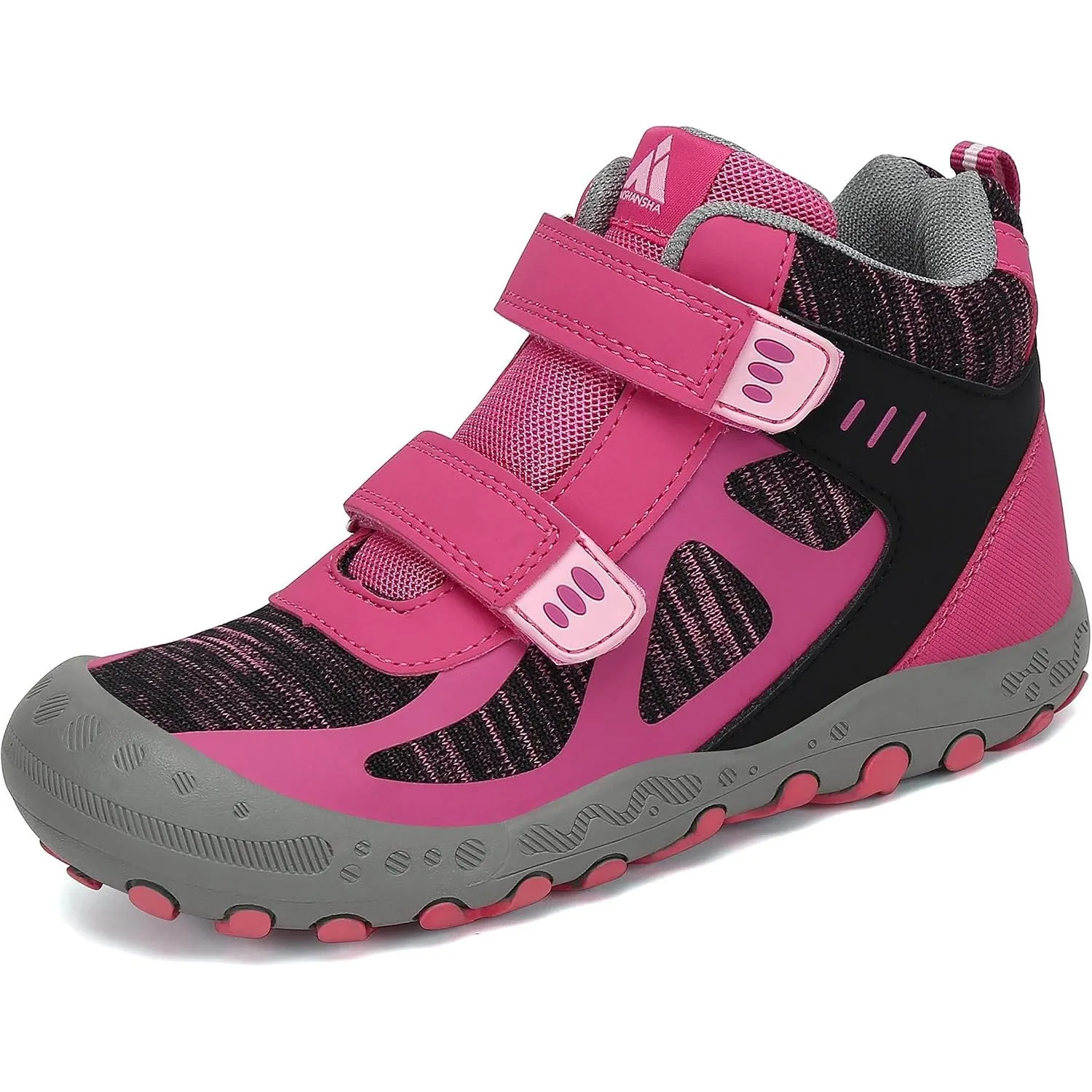 Mishansha Kinder Wanderschuhe rutschfest Leicht Trekking Wanderstiefel für Jungen Mädchen Gr.24-38