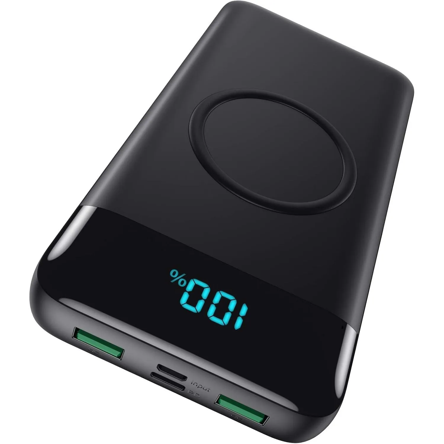 Wireless Powerbank Schnellladen 26800mAh, Power Bank 25W PD3.0+QC4.0, 15W Wireless Charger Powerbank 4 Outputs USB C Ex…