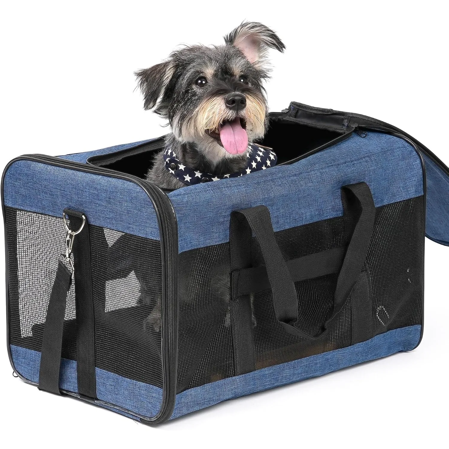 Conlun Transporttasche Hund & Katze L, Hundetransportbox Auto bis 9kg