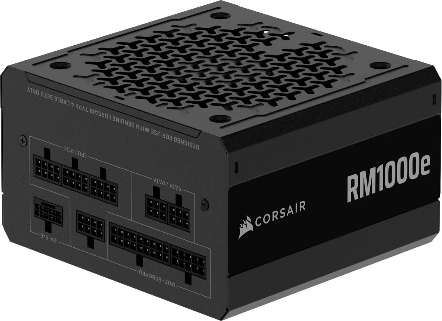 CORSAIR RM1000e (2025) Geräuscharmes Vollständig Modulares ATX-Netzteil mit 12V-2x6 Kable – Zero RPM-Lüftermodus, ATX 3…