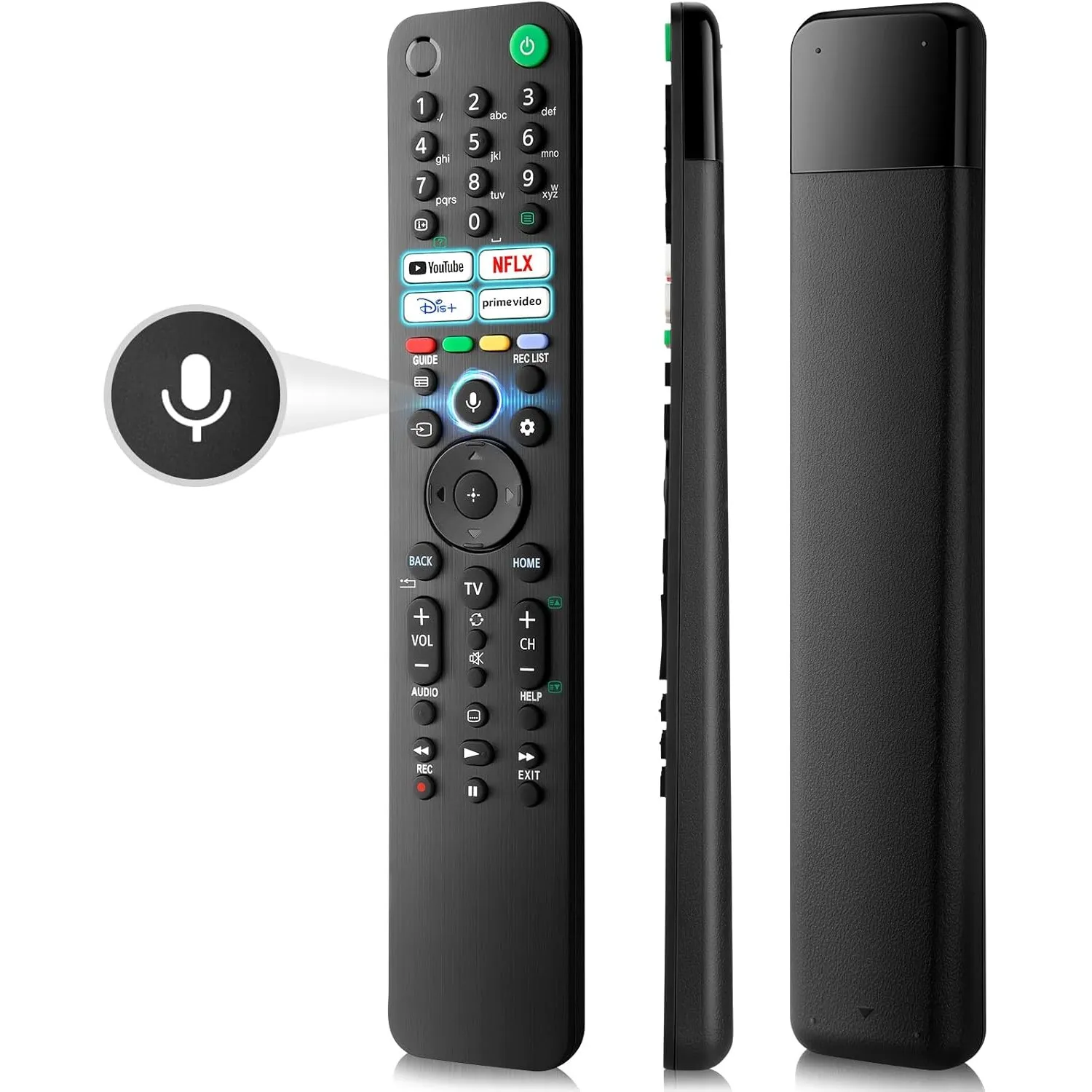 Sprach für Sony TV Fernbedienung Bravia,Ersatz für Alle Sony Fernseher Remote mit Vioce Fuction | Kompatibel mit Sony R…