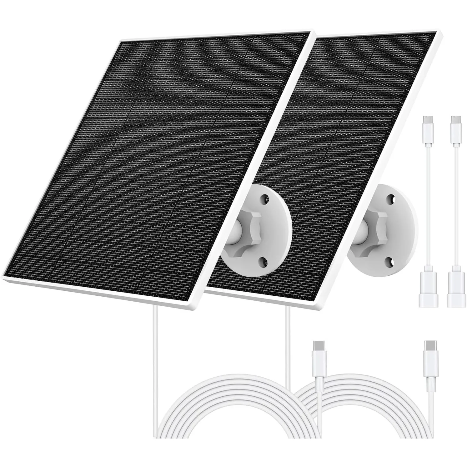 Solarpanel für Eufy Kamera, 5W Solarmodul für Eufy Kamera kompatibel mit Eufycam 3/3C/2/2 Pro/2C/2C Pro/E/E20/E40/L20/L…