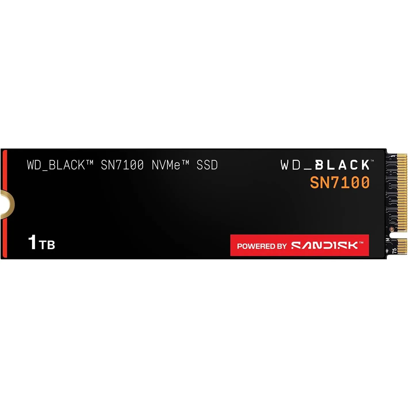 WD_BLACK SN7100 NVMe SSD 1 TB (High-Performance Gaming-Speicher, bis zu 7.250 MB/s Lesen, PCIe Gen4, Energieeffizienz, …