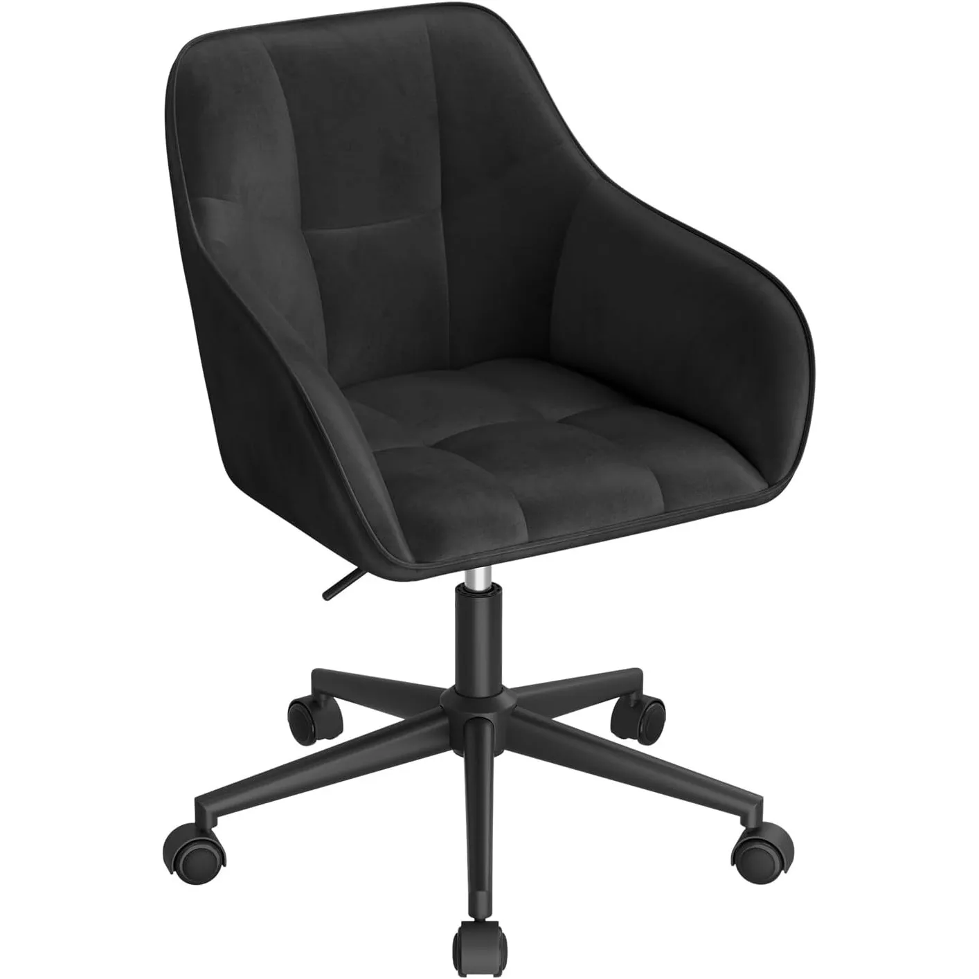 WOLTU Homeoffice Stuhl, Schreibtischstuhl, Drehstuhl, Schminkstuhl, höhenverstellbar, bis 150 kg belastbar, mit Armlehn…