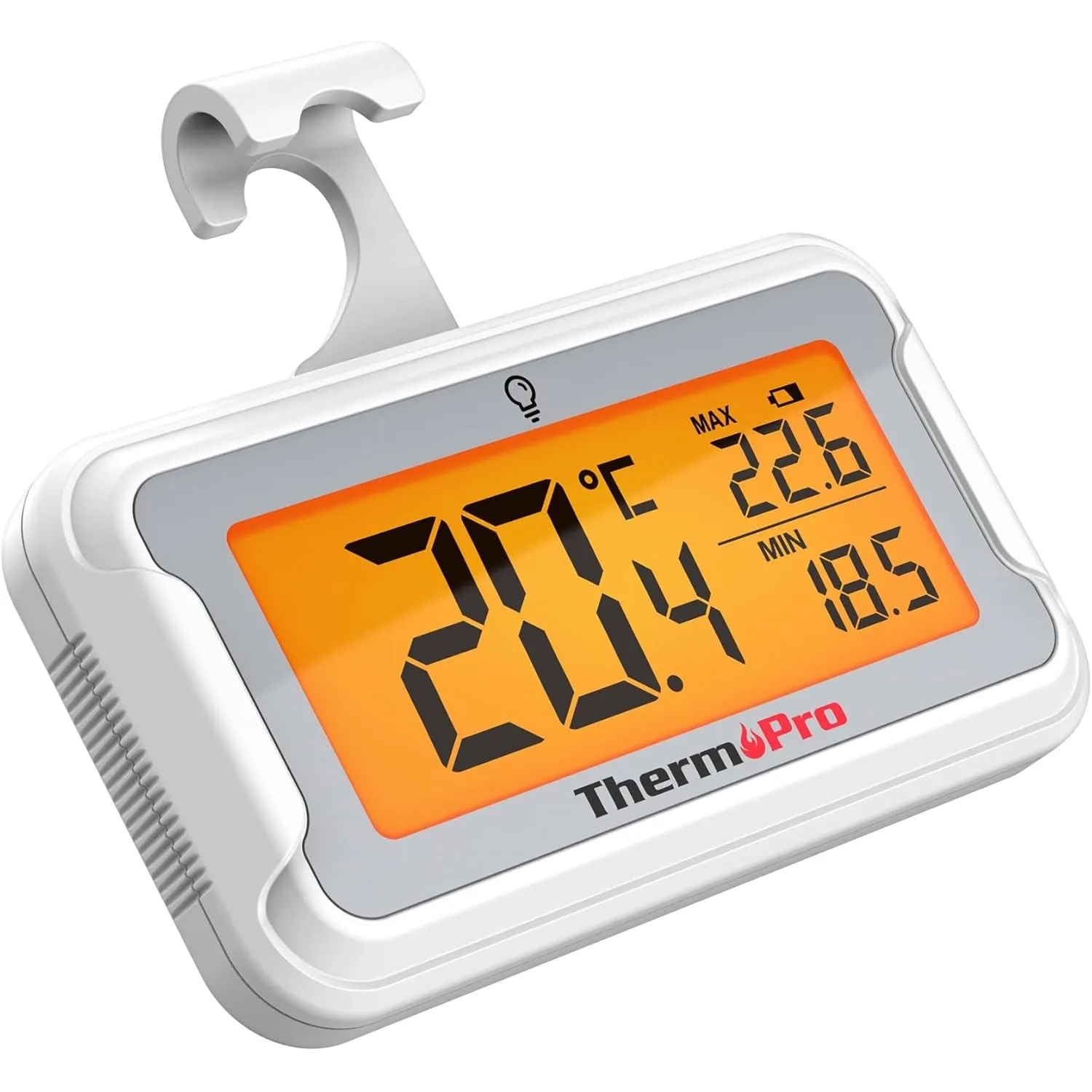 TempPro Kühlschrankthermometer Digital, Gefrierschrank Thermometer | Digitales Kühl- & Gefrierschrankthermometer mit MI…