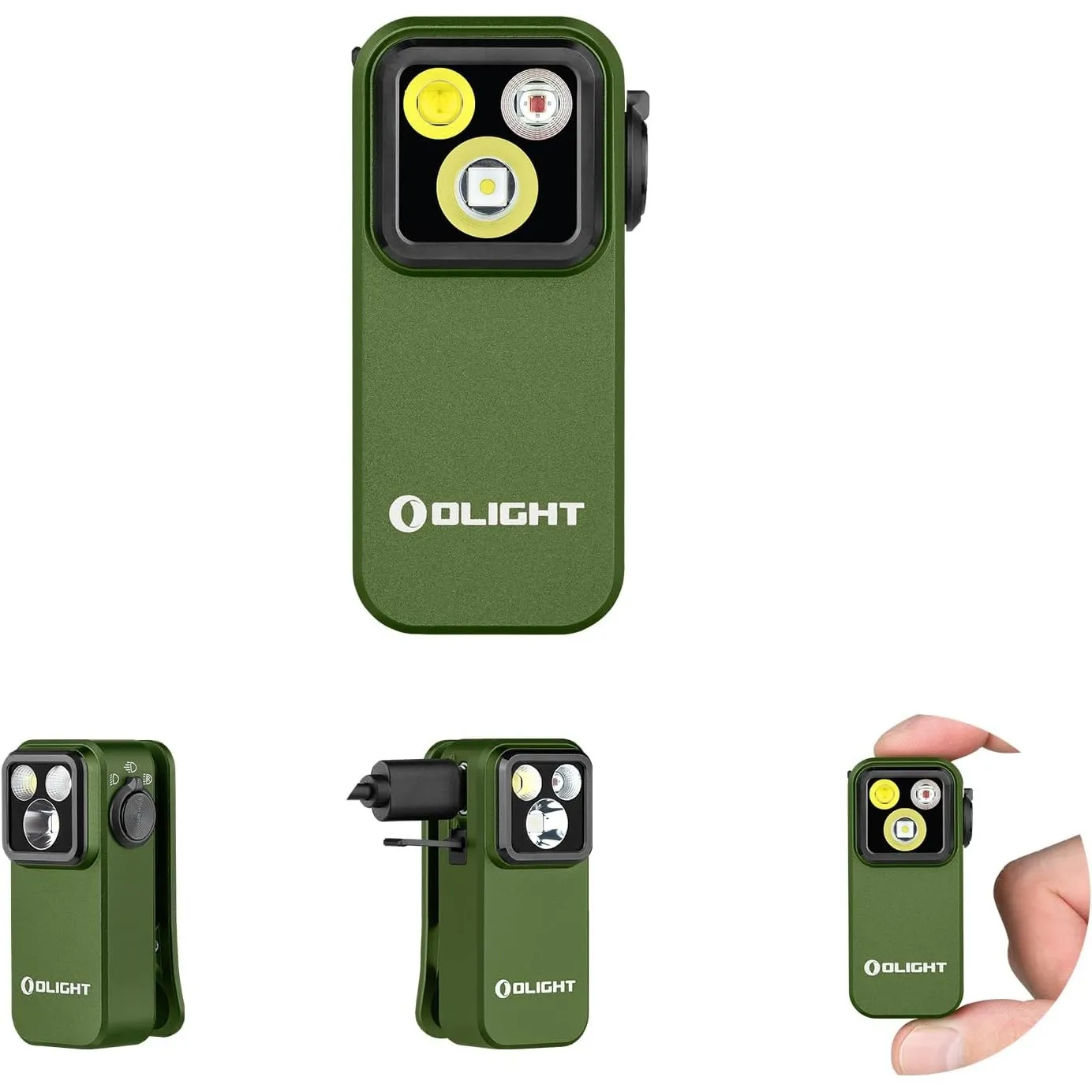 OLIGHT Oclip Pro Mini clip EDC-Taschenlampe mit Wiederaufladbare 500LM 120M