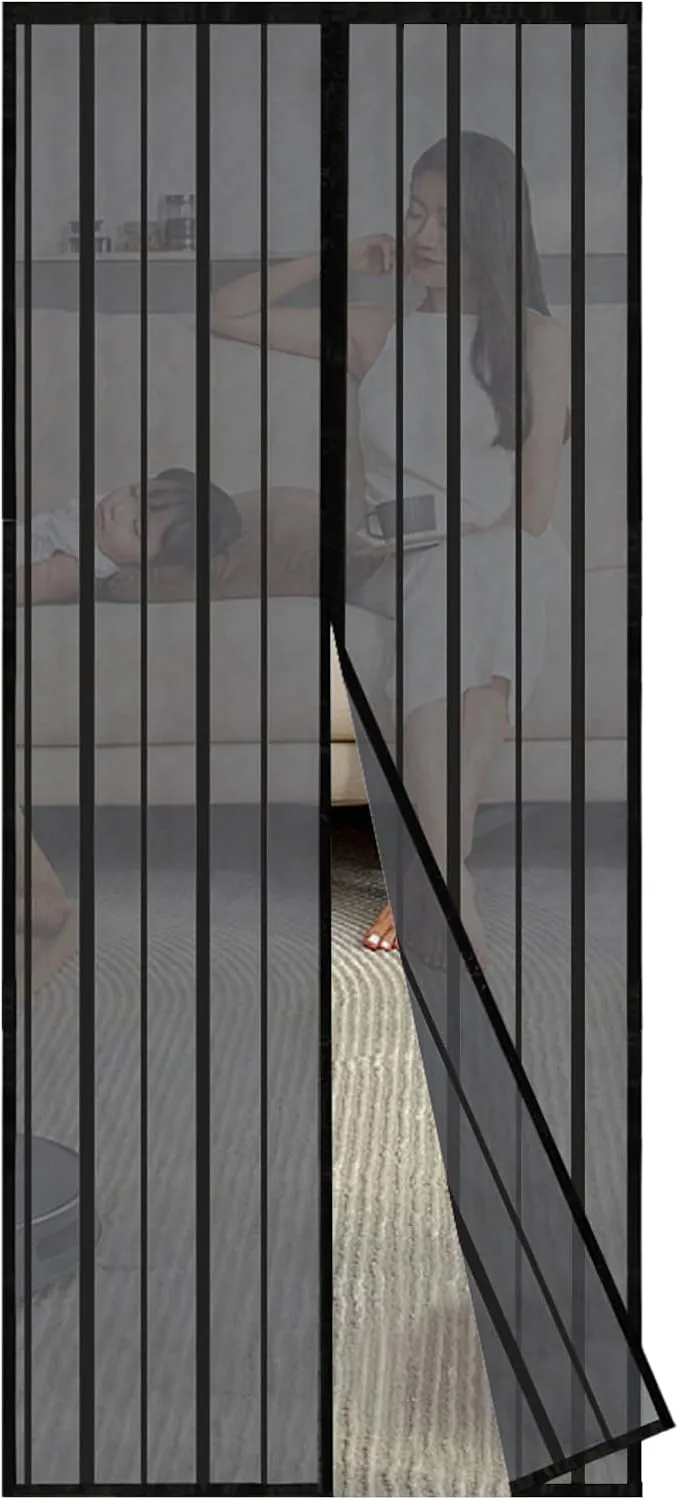 Sekey Magnetic Fly Screen Balcony Door, No Drilling, Door Curtain, Fly Protection, Sliding Door, Insect Protection Curt…