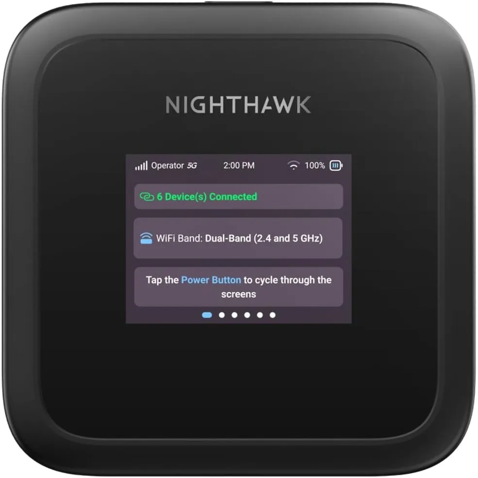NETGEAR Nighthawk M3 Mobiler WLAN Router 5G, WiFi 6, bis zu 3,6 Gbit/s