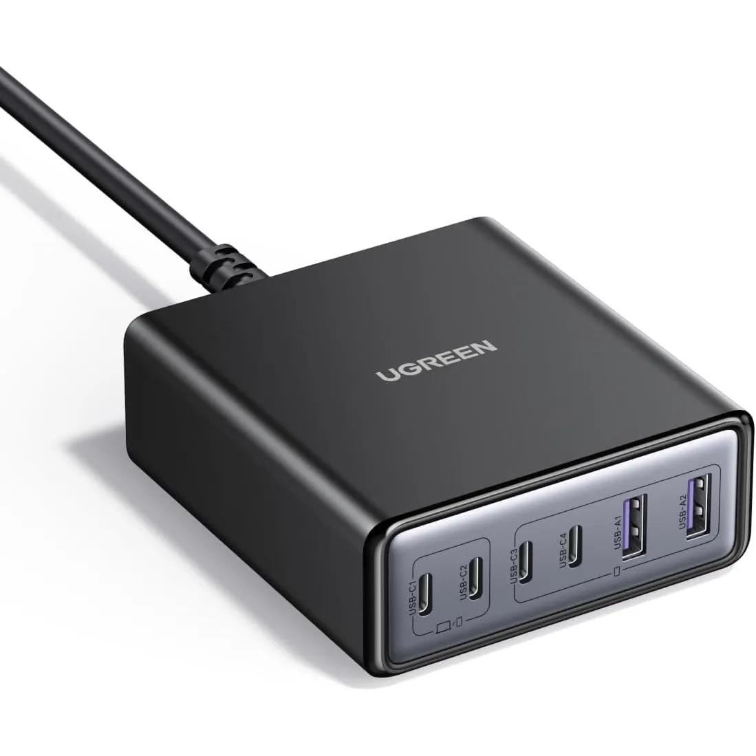 UGREEN 100W USB C Ladegerät 6-Port, 65W Desktop Ladestation, Laptop Charger