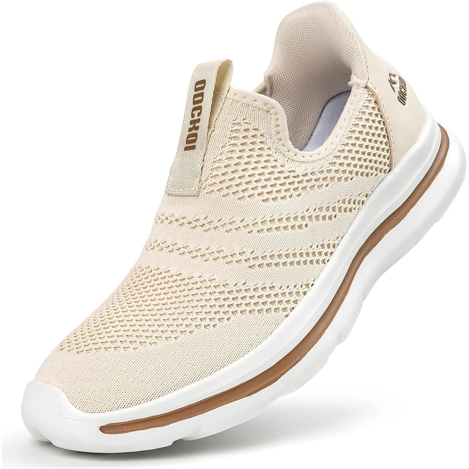 ODCKOI Slip On Sneaker Herren Schuhe Ohne Schnürsenkel Leichte Sportschuhe Atmungsaktives Freizeitschuhe Mesh Fitness S…