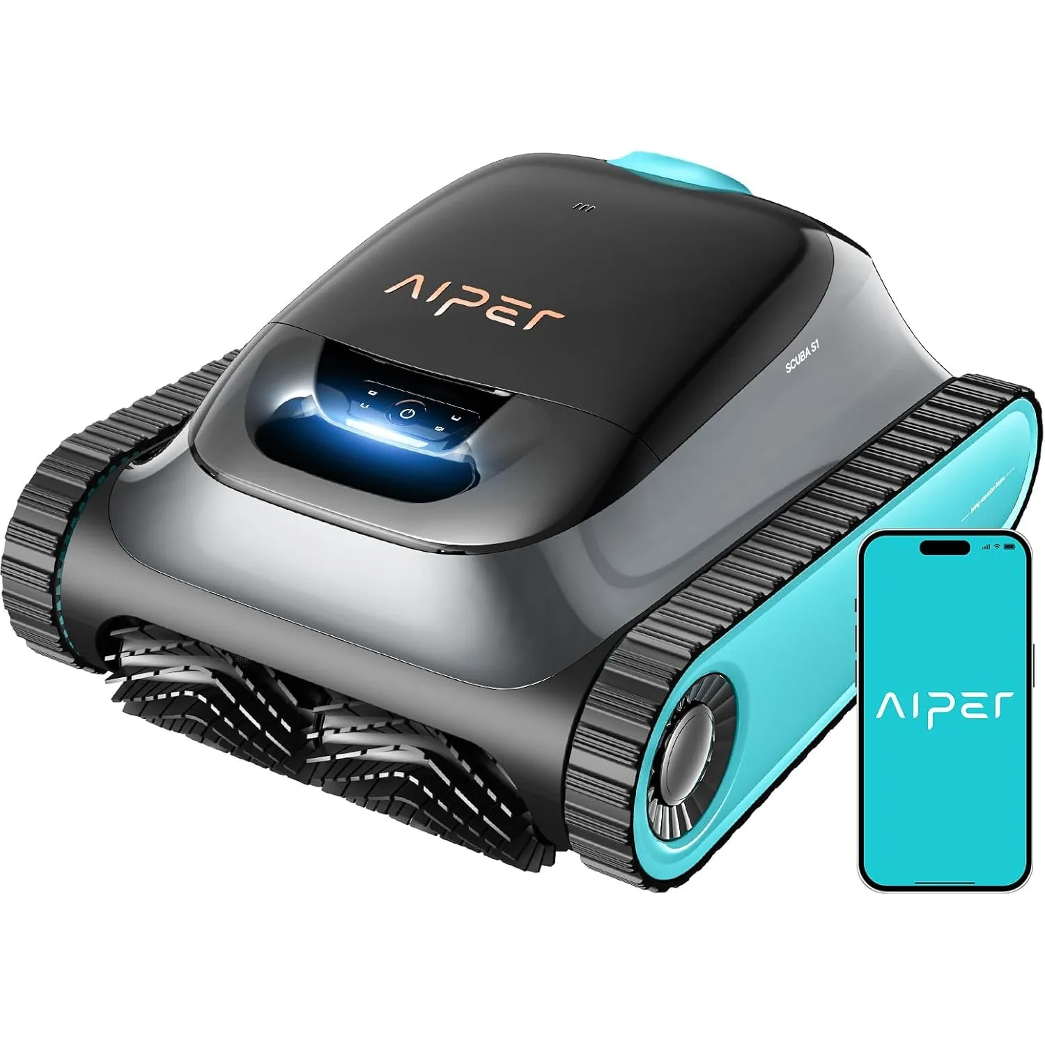 (2026 Upgrade) AIPER Scuba S1 Poolroboter Boden und Wand, Wasserlinienreinigung, Doppelfiltration, 270 Min Laufzeit, In…