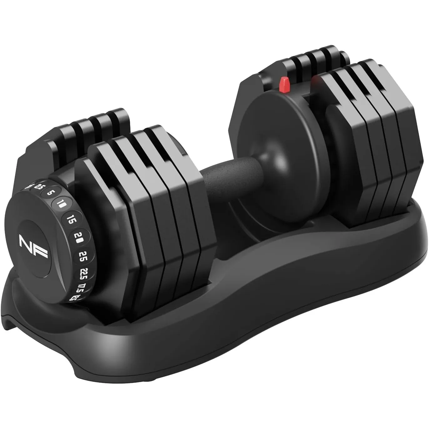 24kg/25kg Verstellbare Hanteln, Einstellbare Platzsparende Hanteln mit Rutschfestem Griff, Workout Fitness Hantel für K…