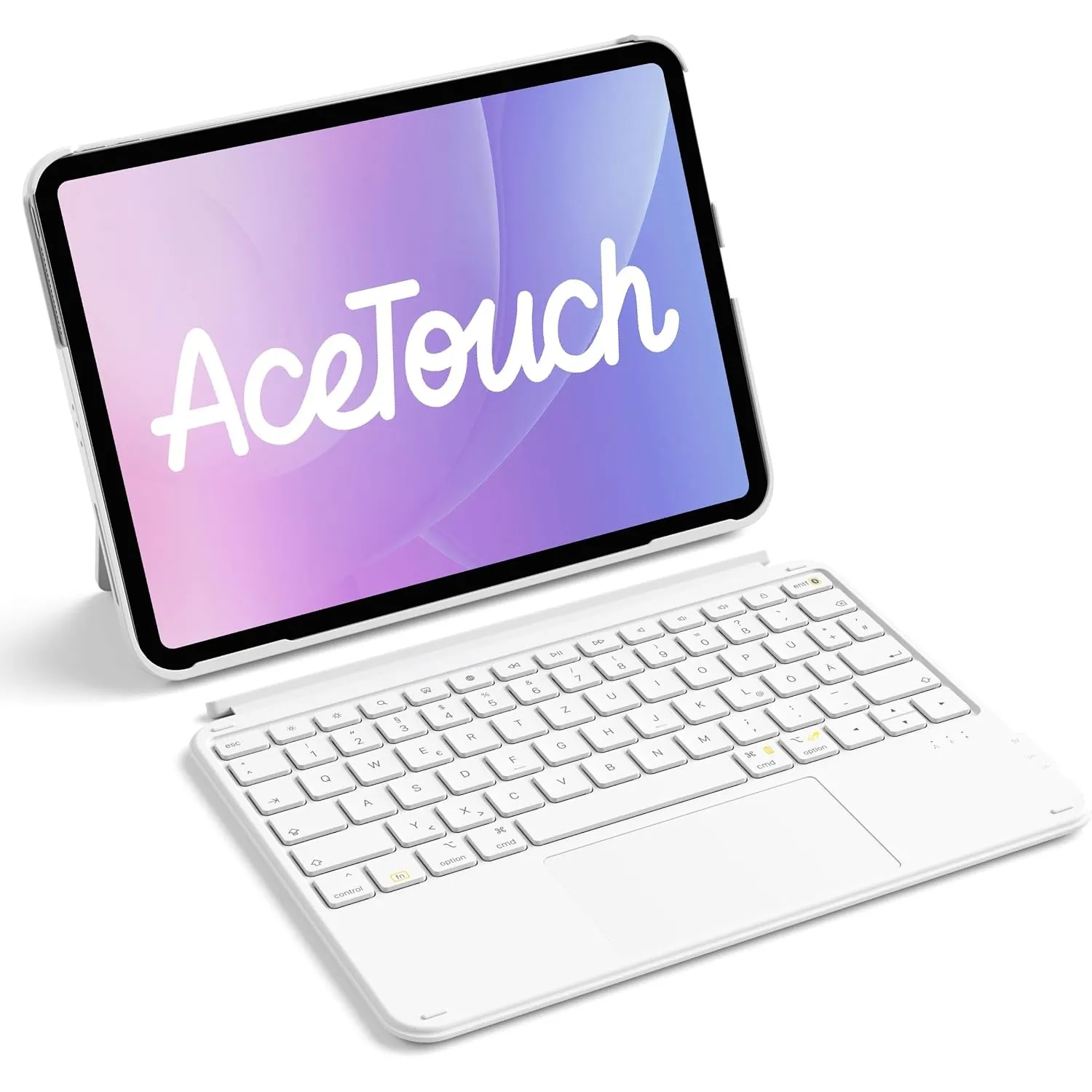 Inateck Hülle mit Tastatur für iPad 11(A16)/10. Gen, Ultraleicht 450g