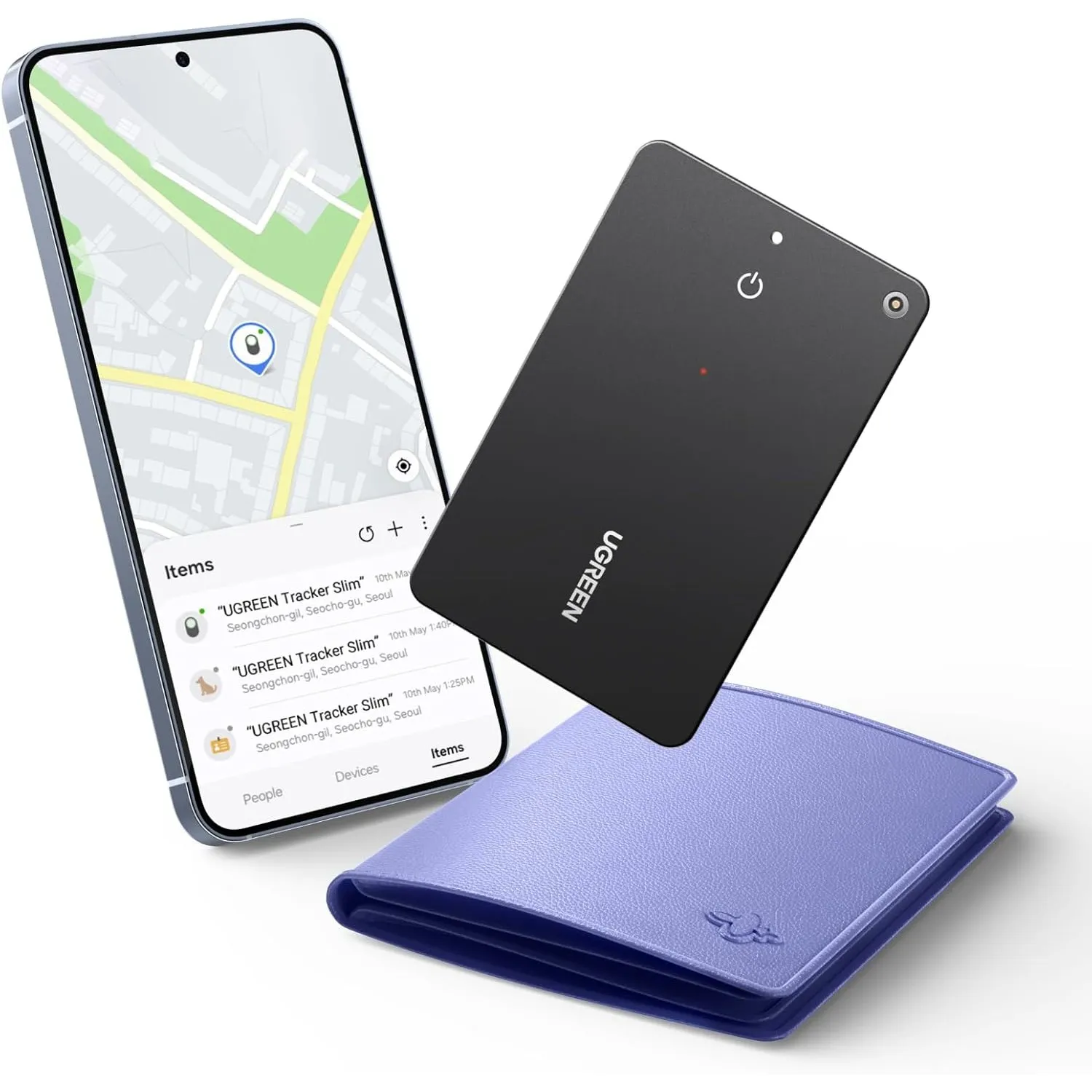 UGREEN FineTrack Slim S Tracker Kompatibel mit Samsung SmartThings