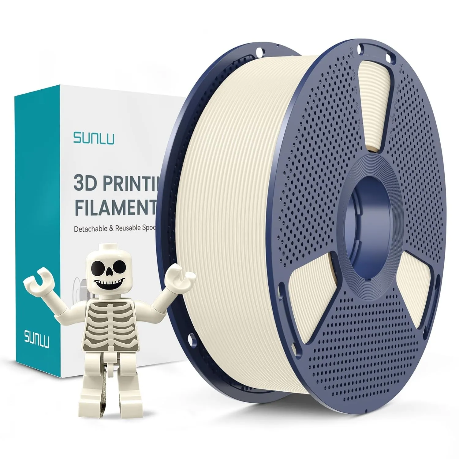 SUNLU PLA Plus 3D Drucker Filament, PLA+ Filament 1.75mm, Sauber Gewickeltes filament, robustes 3D Filament, kompatibel…