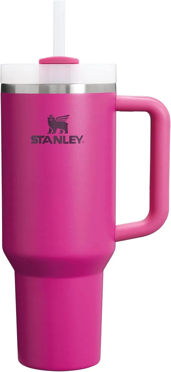 STANLEY 1913 Quencher H2.0 Flowstate Trinkflasche Mit Strohhalm 1.2L - Thermobecher Kühlt 11 Stunden - 48 Stunden Eisge…