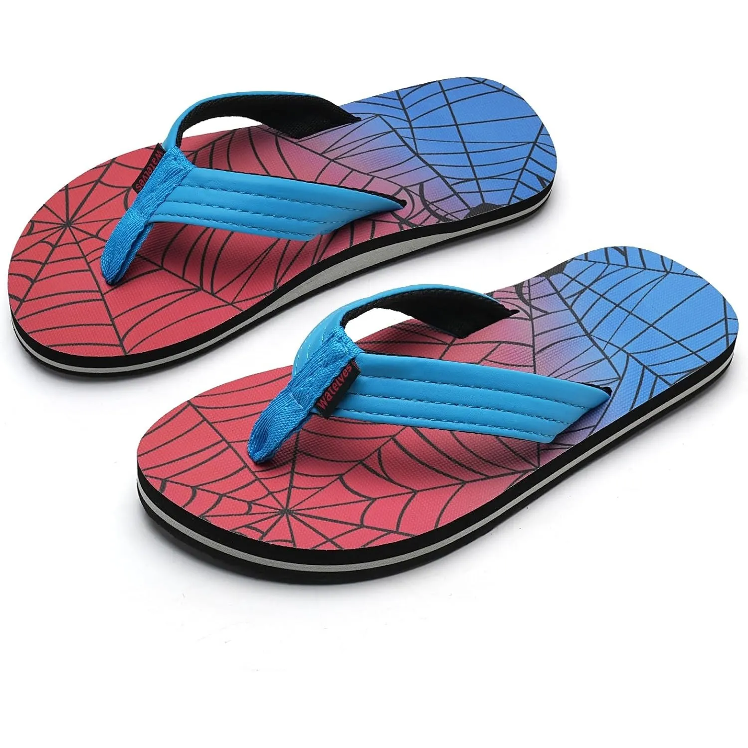 WateLves Flip Flops Kinder Zehentrenner Mädchen Jungen Badelatschen Sommer Strand und Pool Rutschfeste Zehensandalen