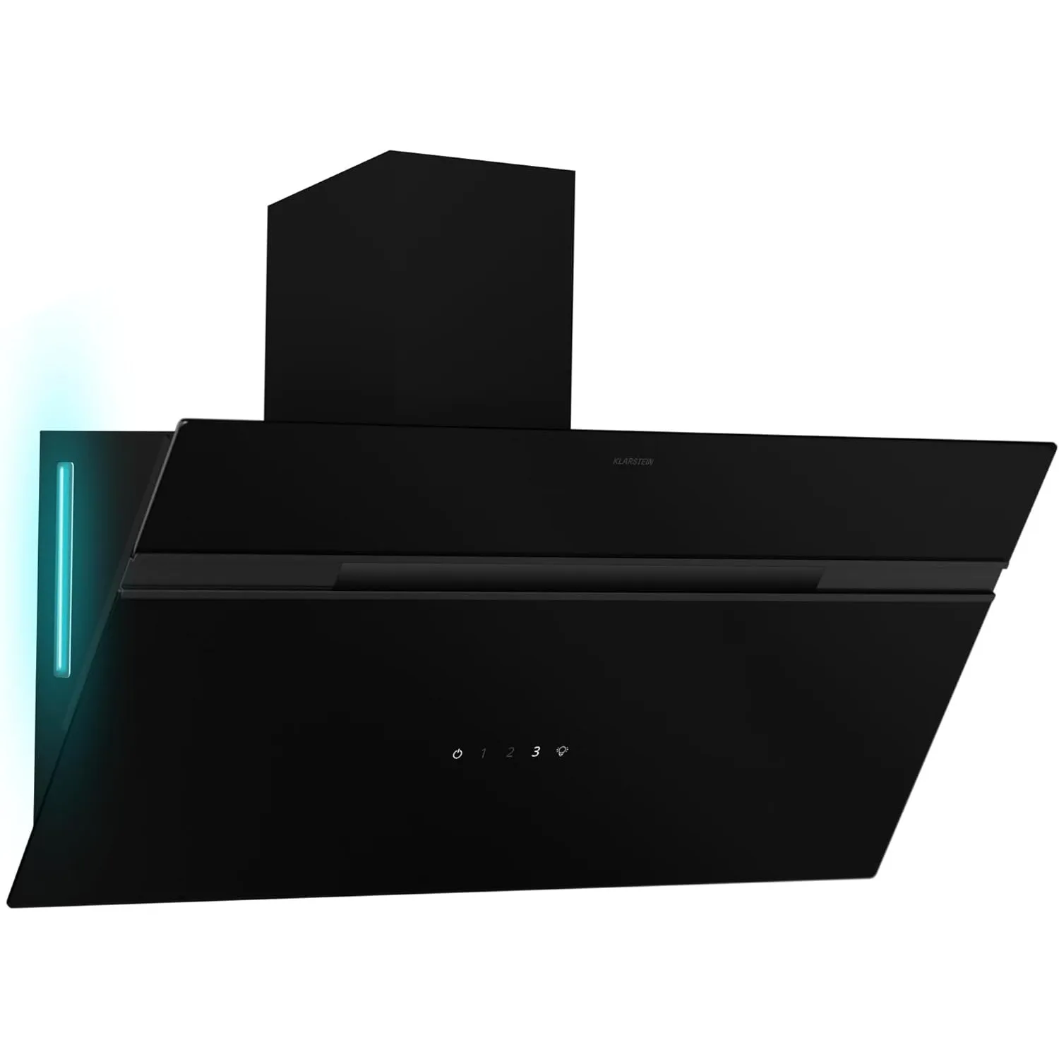 Klarstein Dunstabzugshaube Alina - 90-cm-Wandhaube, 615 m³/h Luftstrom, Energieeffizienzklasse A, LED-Beleuchtung in 9 …