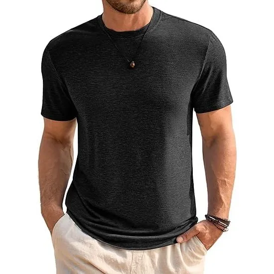 Runcati Herren T-Shirt Kurzarm Rundhals Sommer Oberteile | Regular Fit, Funktionsshirt, Unterhemd, Sport, Fitness, Einf…