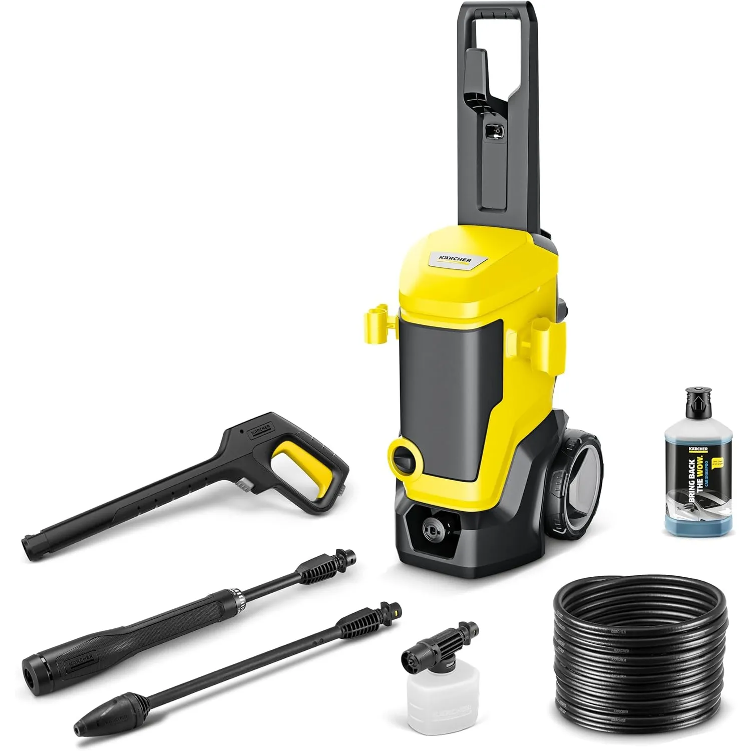 Kärcher Hochdruckreiniger K 7 WCM FJ, Druck: Max. 180 bar, Fördermenge: Maximum 600 l/h, Flächenleistung: 60 m²/h, inkl…