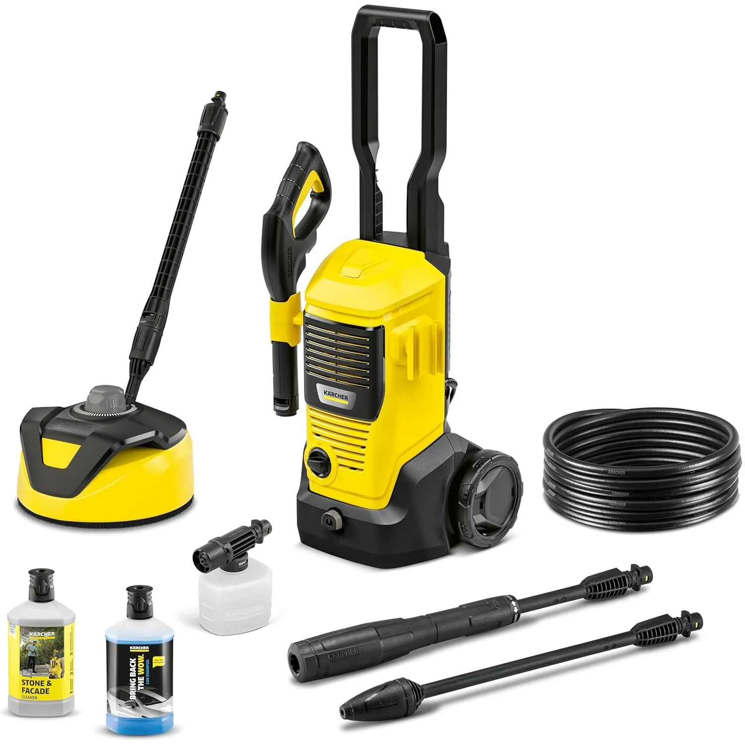 Kärcher Hochdruckreiniger K 4 FJ Home, Druck: max. 130 bar, Fördermenge: 420 l/h, Flächenleistung: 30 m²/h, Wasserfilte…