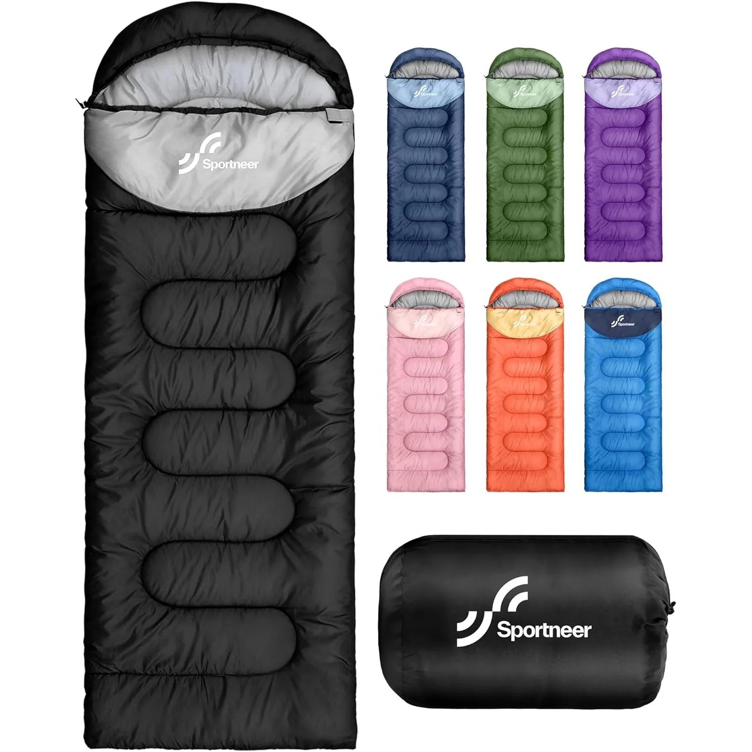 Schlafsack Outdoor - Sportneer Schlafsack Erwachsene und Kinder - Schlafsäcke Camping Sleeping Bag Deckenschlafsack Lei…