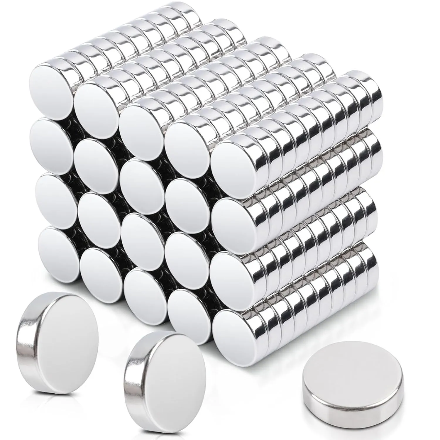 200 Stück Magnete Stark 10x3mm, Neodym Magnete Extra Stark Kleine Magneten Runde Magnet Starke Magneten für Magnettafel…