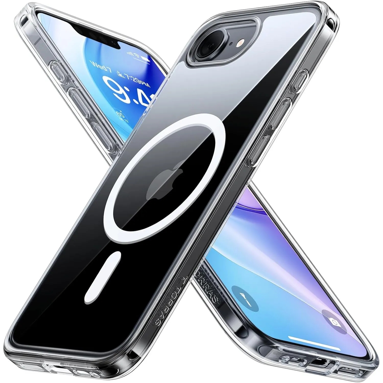 TORRAS Guardian-Mag für iPhone 17e/16e Hülle für MagSafe Case Transparent
