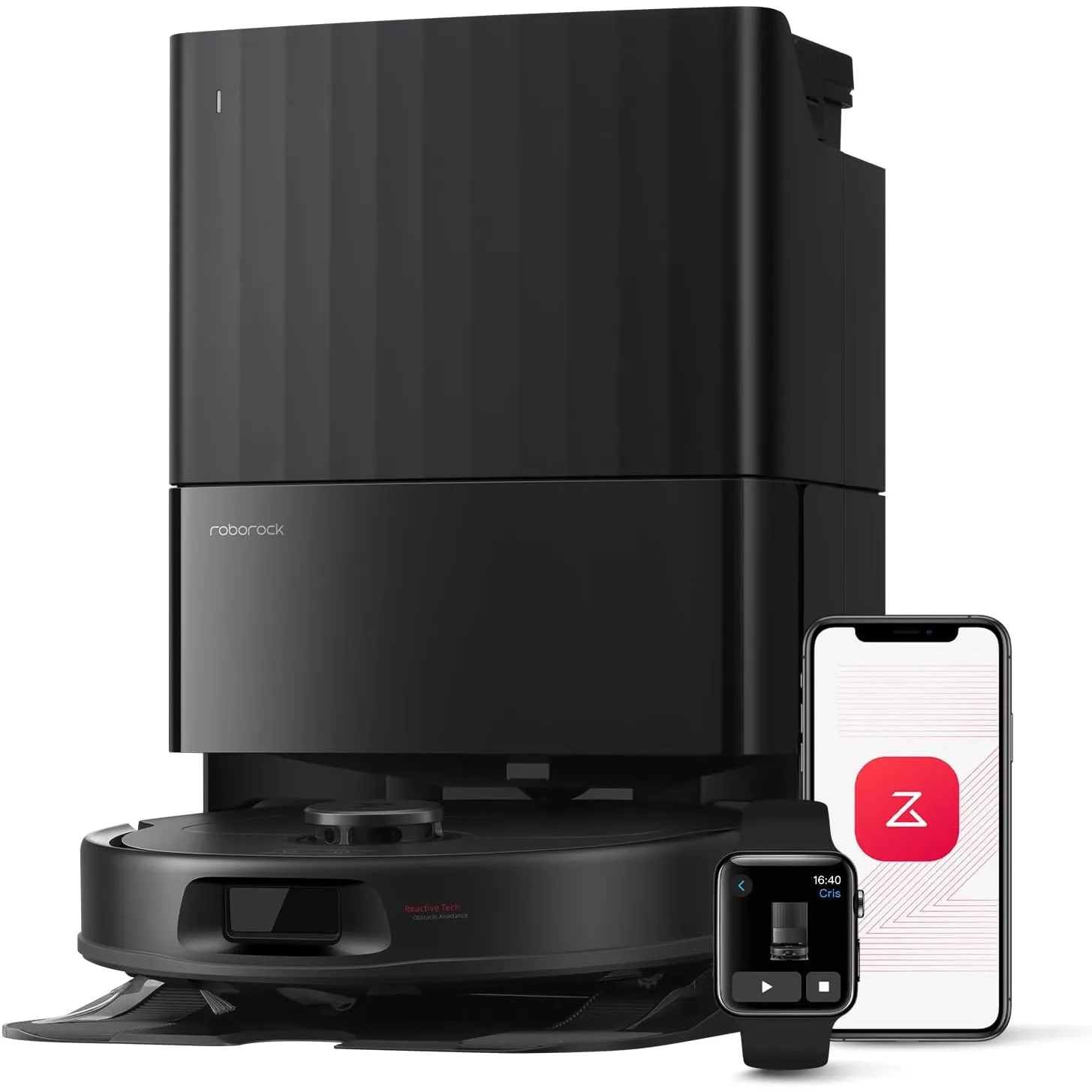 roborock Qrevo Serie Saugroboter mit Wischfunktion&Hebarem Wischmopp, 8000Pa Saugkraft(verbessert von Qrevo S), Anti-Ve…