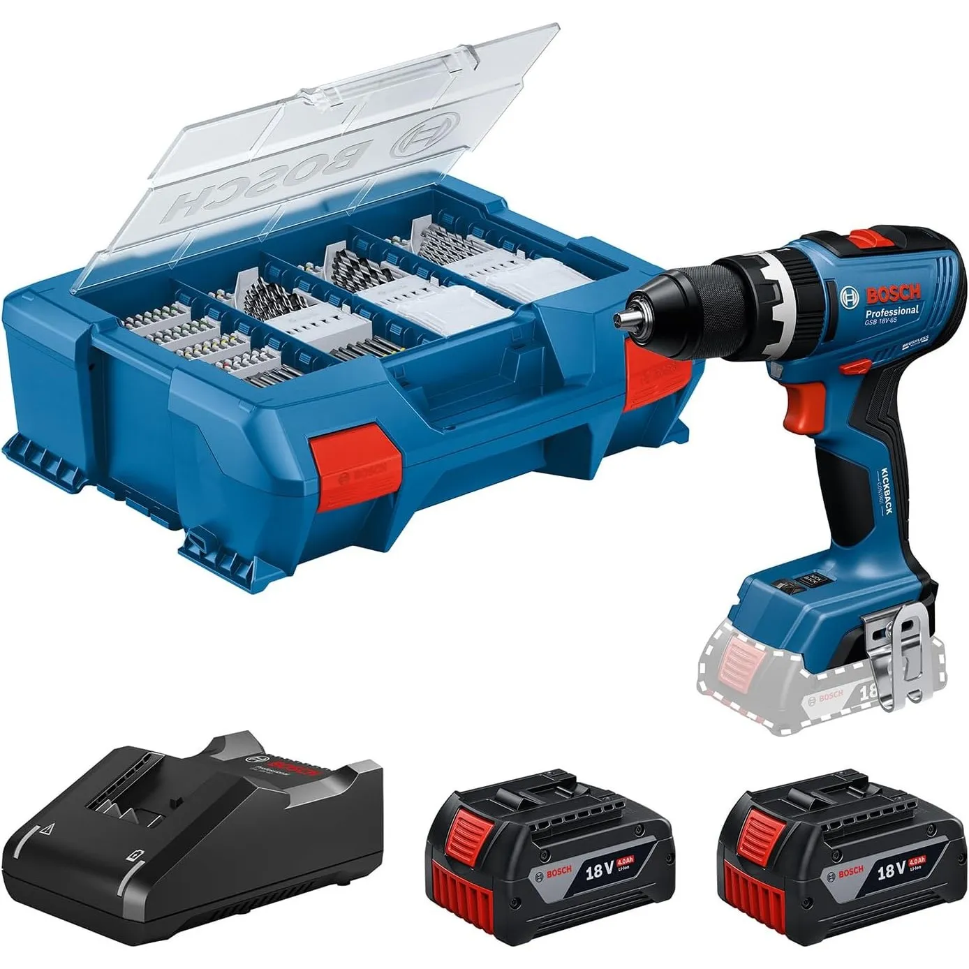 Bosch PRO Akku-Schlagbohrschrauber GSB 18V-65